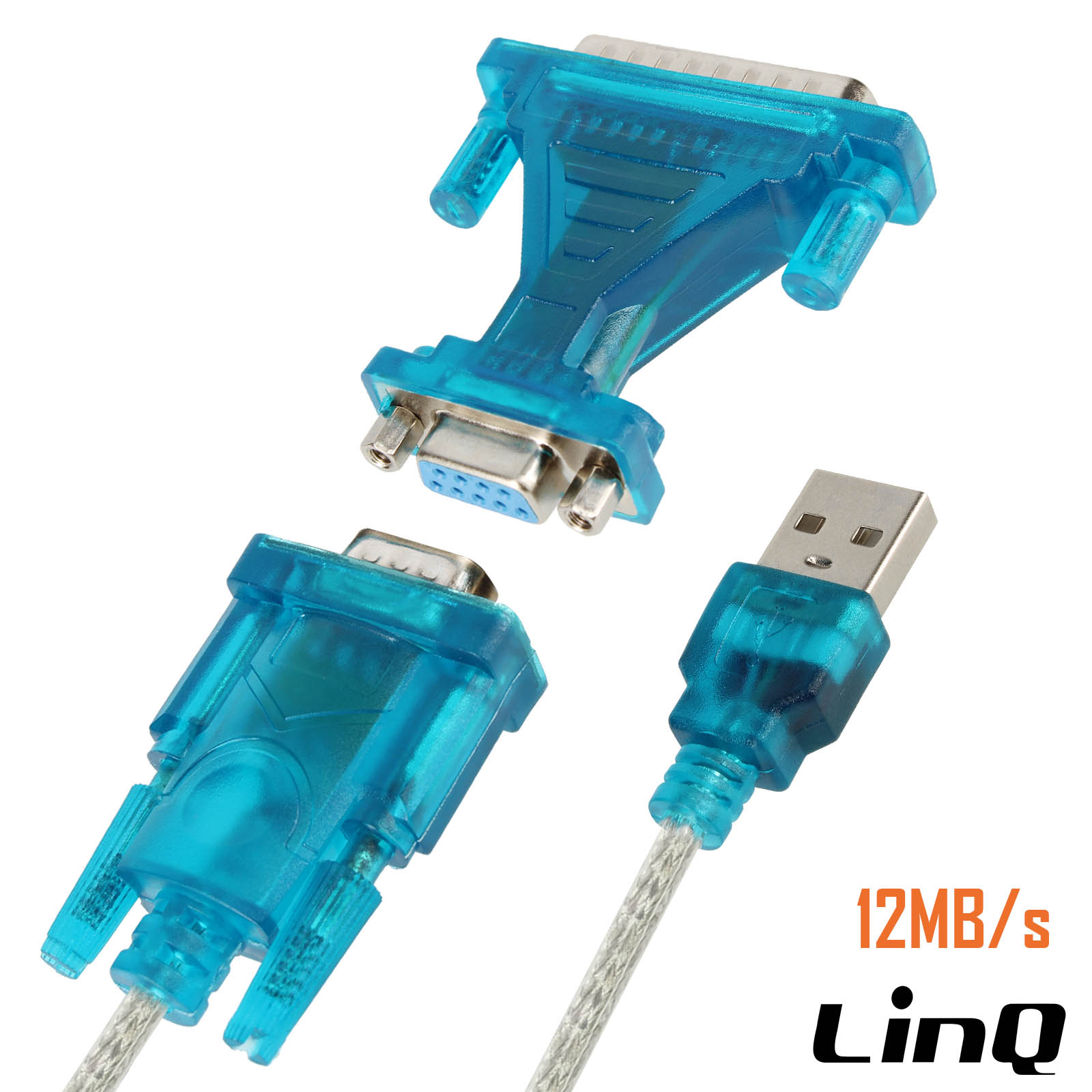 Câble de connexion imprimante série RS232 DB9/DB9