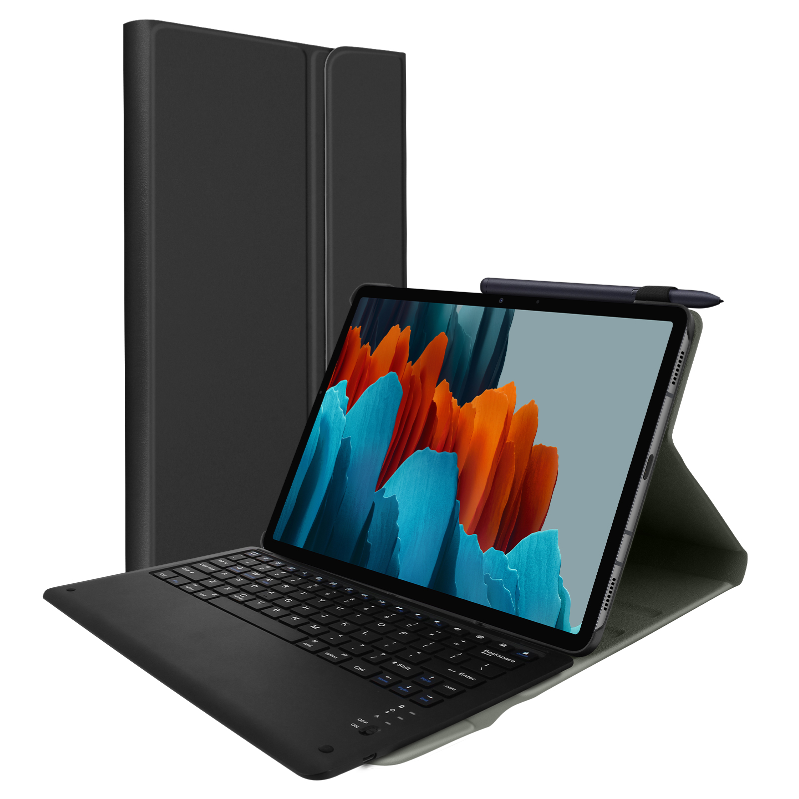 Etui SAMSUNG avec clavier Galaxy Tab S8/S7 Noir