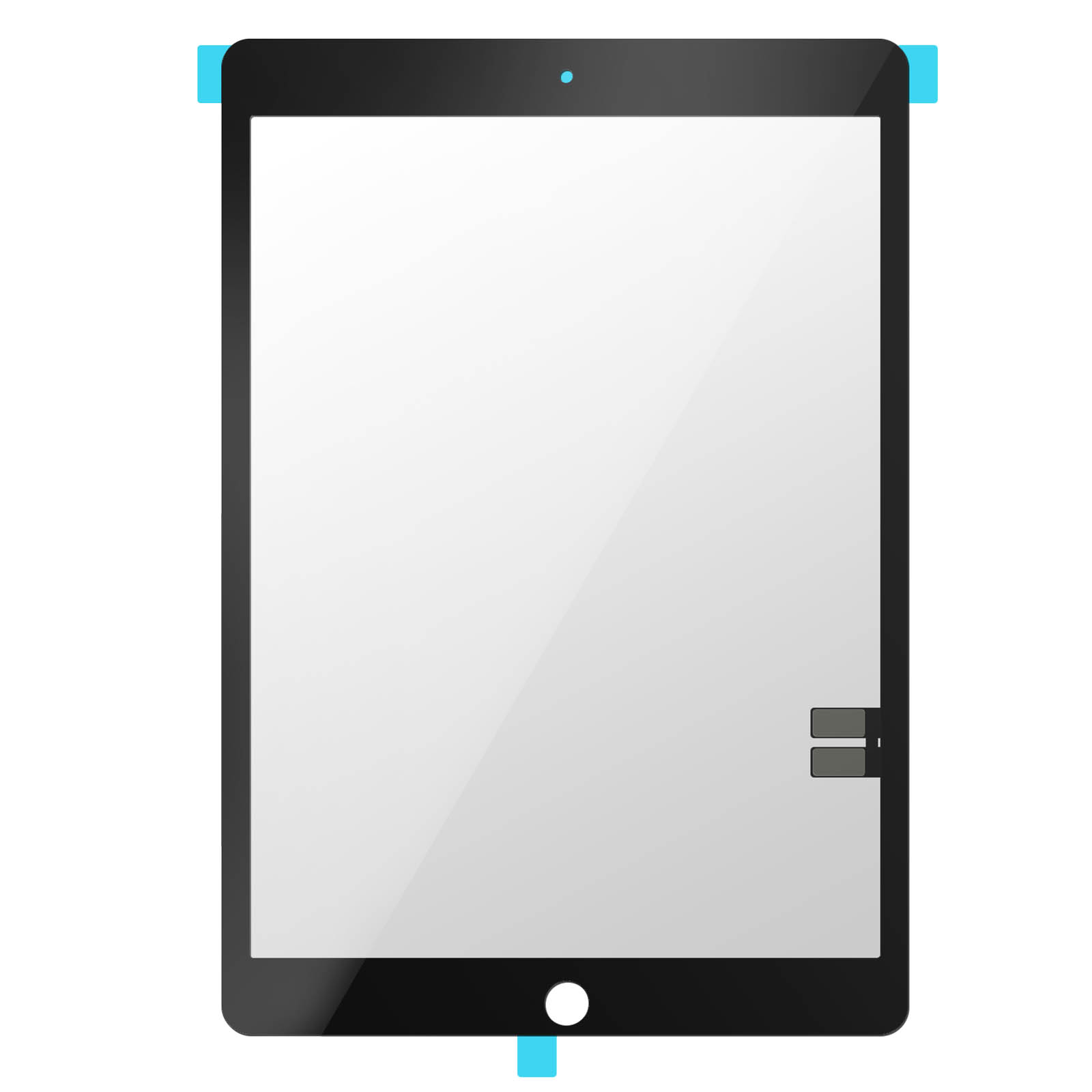 Écran Tactile De Rechange MMOBIEL Pour IPad 7/8 10.2 Pouces - Noir - Kit Complet Avec Outils De Montage