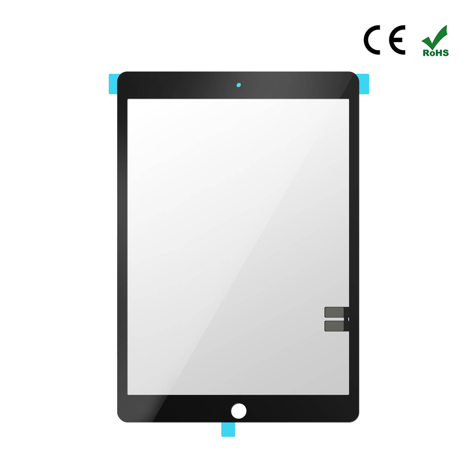 Vitre Tactile iPad A2270 Noir QUALITE PREMIUM Assemblée