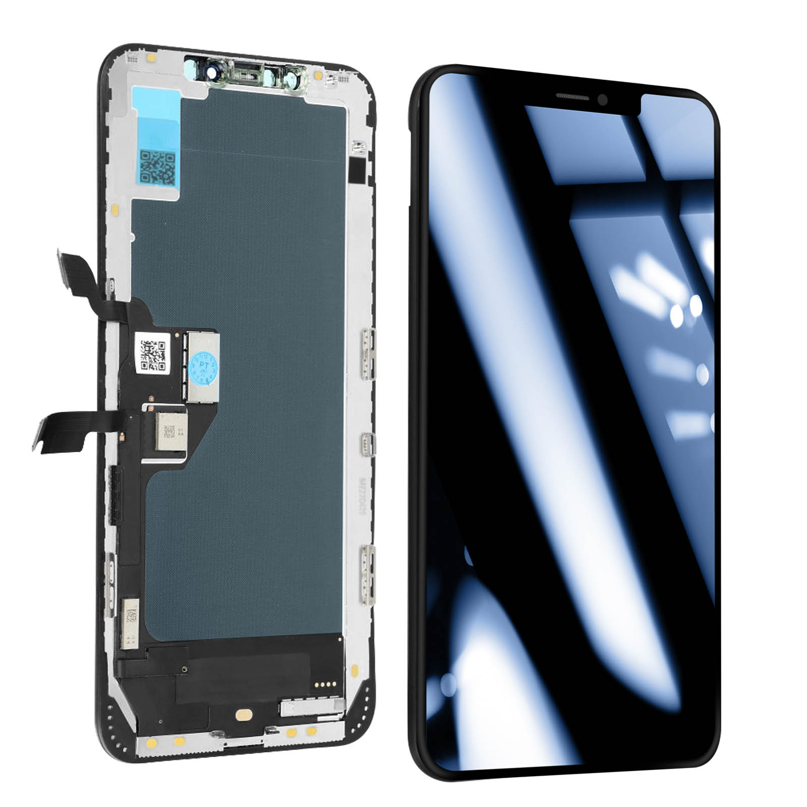 Écran LCD iPhone XS Max avec Vitre tactile, Relife - Noir - Français