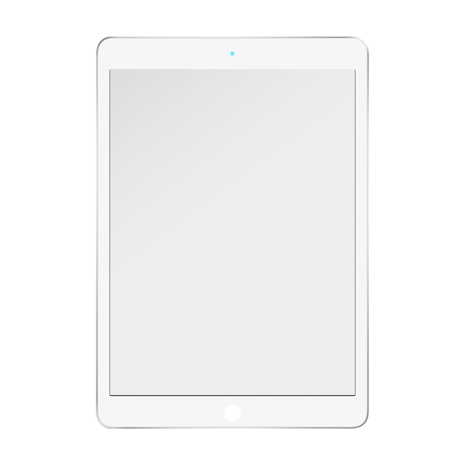 Vitre Tactile iPad 9 2021, iPad 8 2020 et iPad 7 2019 100% compatible -  Blanc - Français