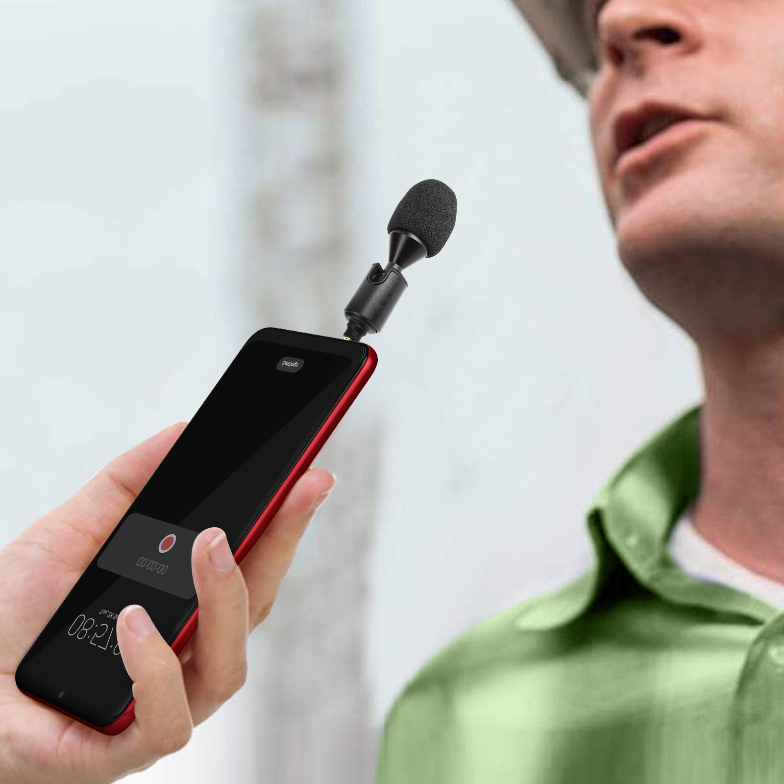 Microfono Lavalier per Smartphone e Tablet con Jack da 3,5 mm, Pieghevole  90° Omnidirezionale, con Filtro Anti-vento - Puluz - Italiano