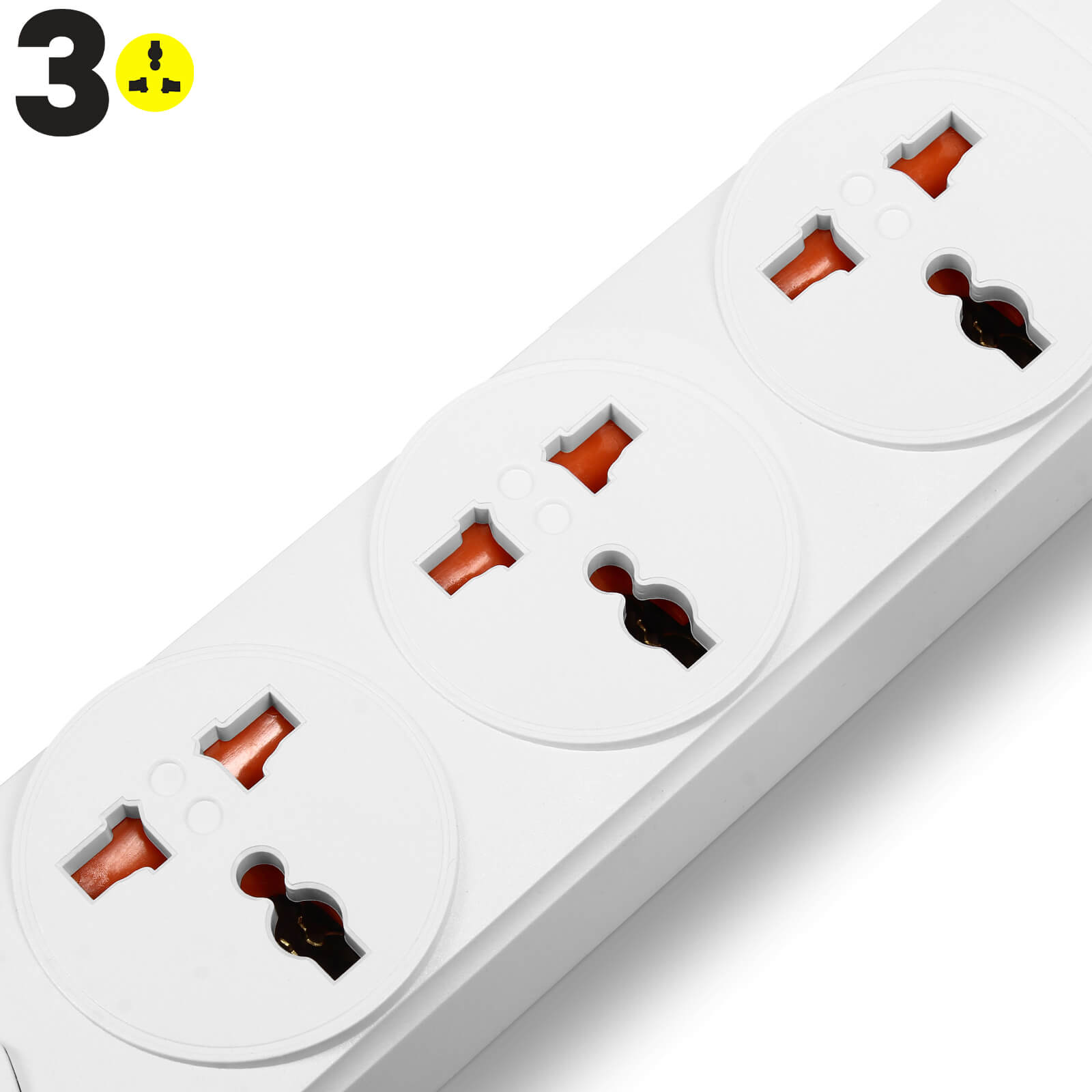 axGear Multiprise avec 8 prises USB, 4 ports USB, protection contre les  surtensions, grand espace de 2 pouces et rallonge de 6 pieds 