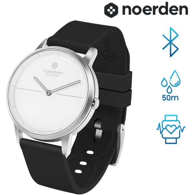 Reloj Inteligente Híbrido Noerden Mate 2 Correa Silicona Rastreador  Actividad, Waterproof Negro para Xiaomi Redmi Note 9 - Spain