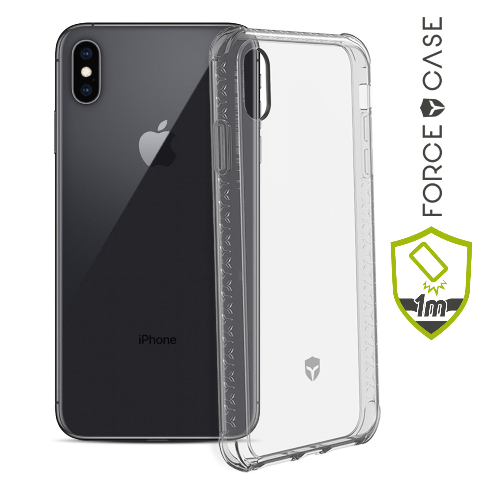Custodia Trasparente Anti-Shock per iPhone X-XS Custodia Trasparente Anti-Shock per iPhone X-XS