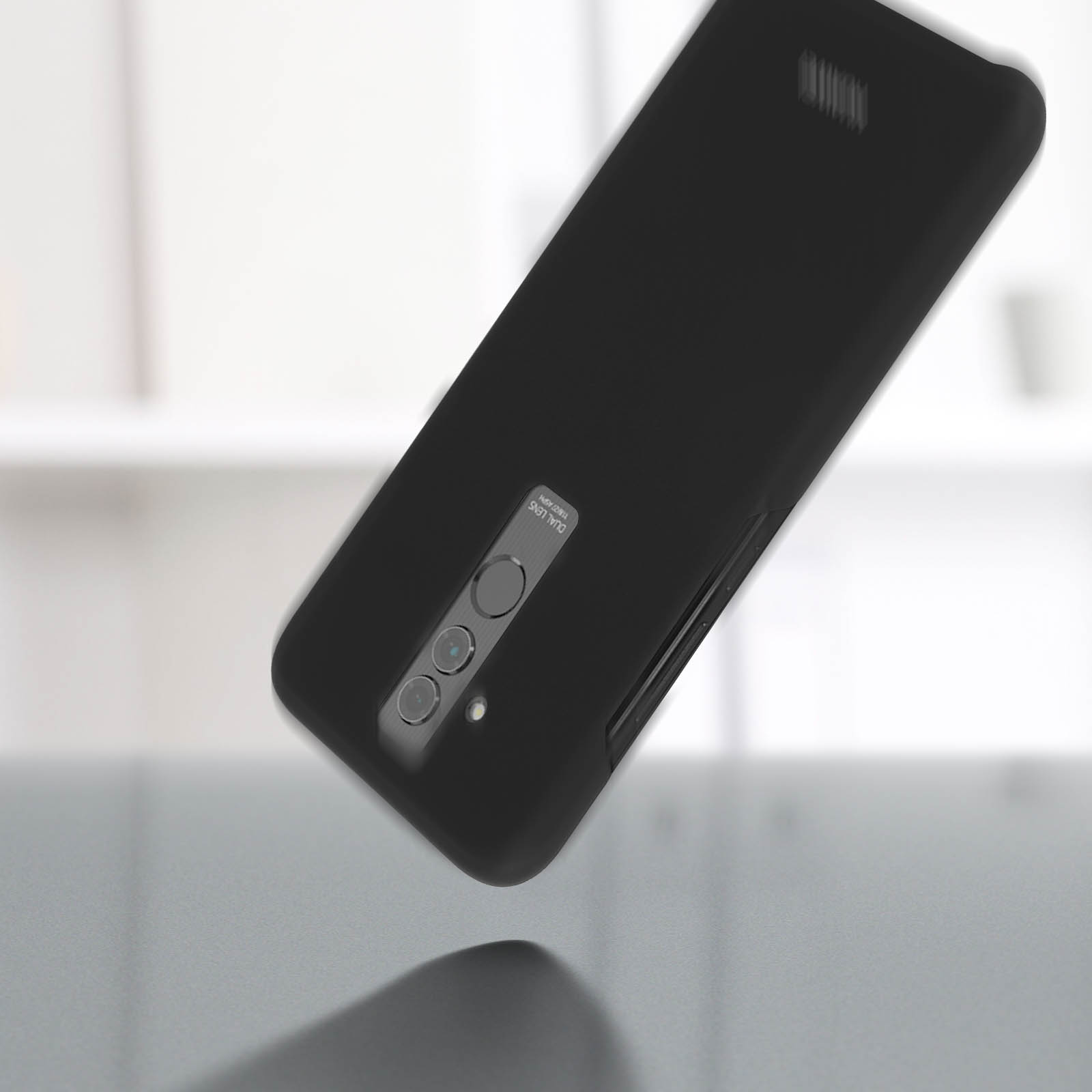 Ã‰tui FenÃªtre Tactile Huawei Mate 20 Lite - Noir Rigide - Neuf