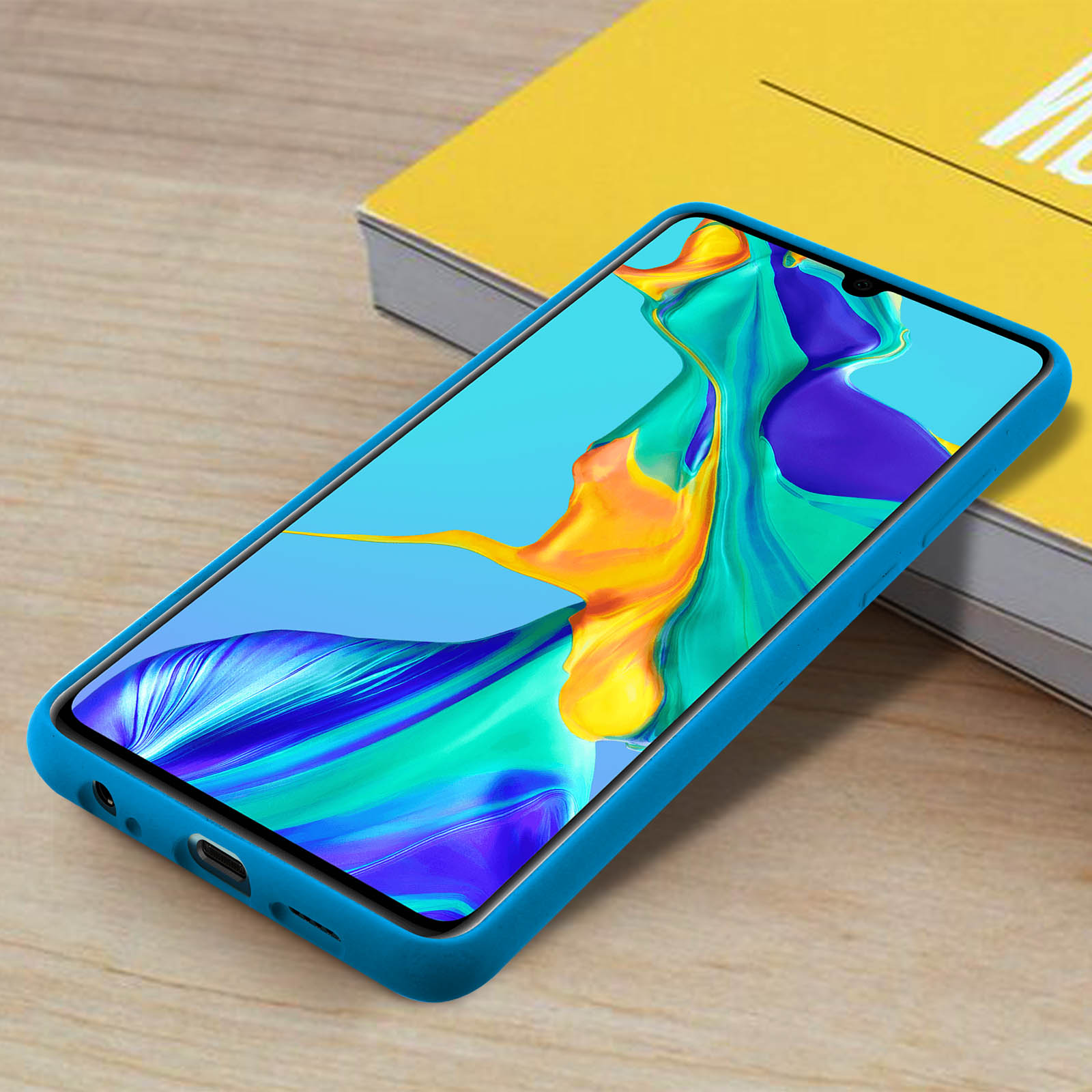 Yoedge 2 Pezzi Cover per Huawei P30 Lite 6,15, Squishy Silicone TPU Custodia per Cellulari con Disegni Aesthetic, Ultra Sottile Matte Antiurto Originale Cover Disegno Case, Mucche