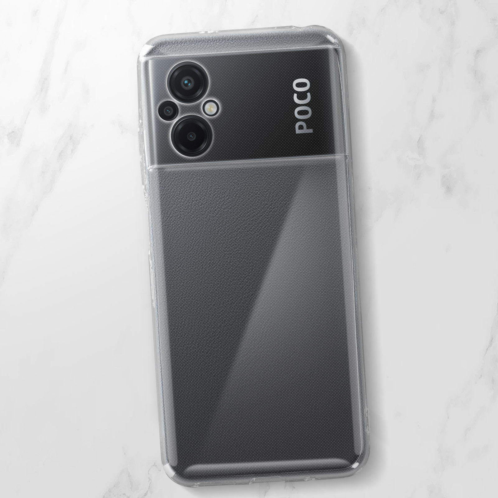 Protection d'écran pour smartphone Avizar Film pour Xiaomi Poco X3 et X3  Pro Verre Trempé Biseautés Transparent Contour Noir