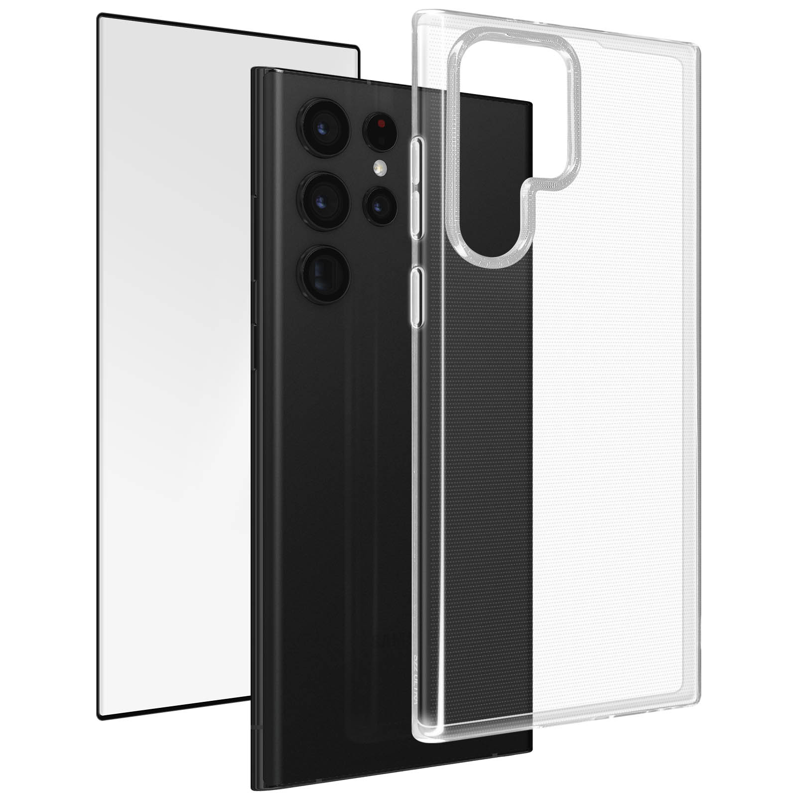 Verre Trempé Intégral Pour Samsung Galaxy S22 (5D, Noir)