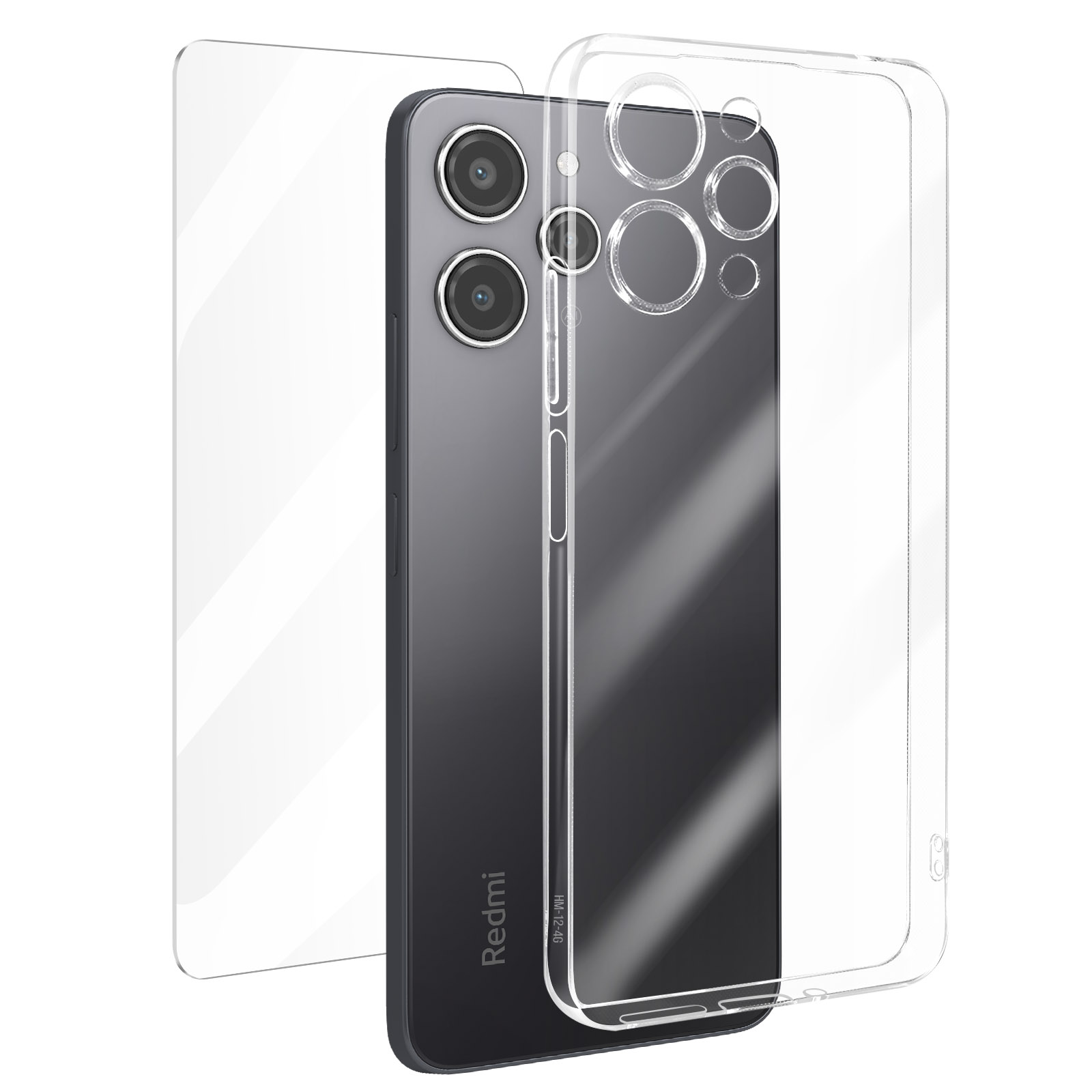 Coque Intégrale Xiaomi Redmi 12 Transparent - Protection 360