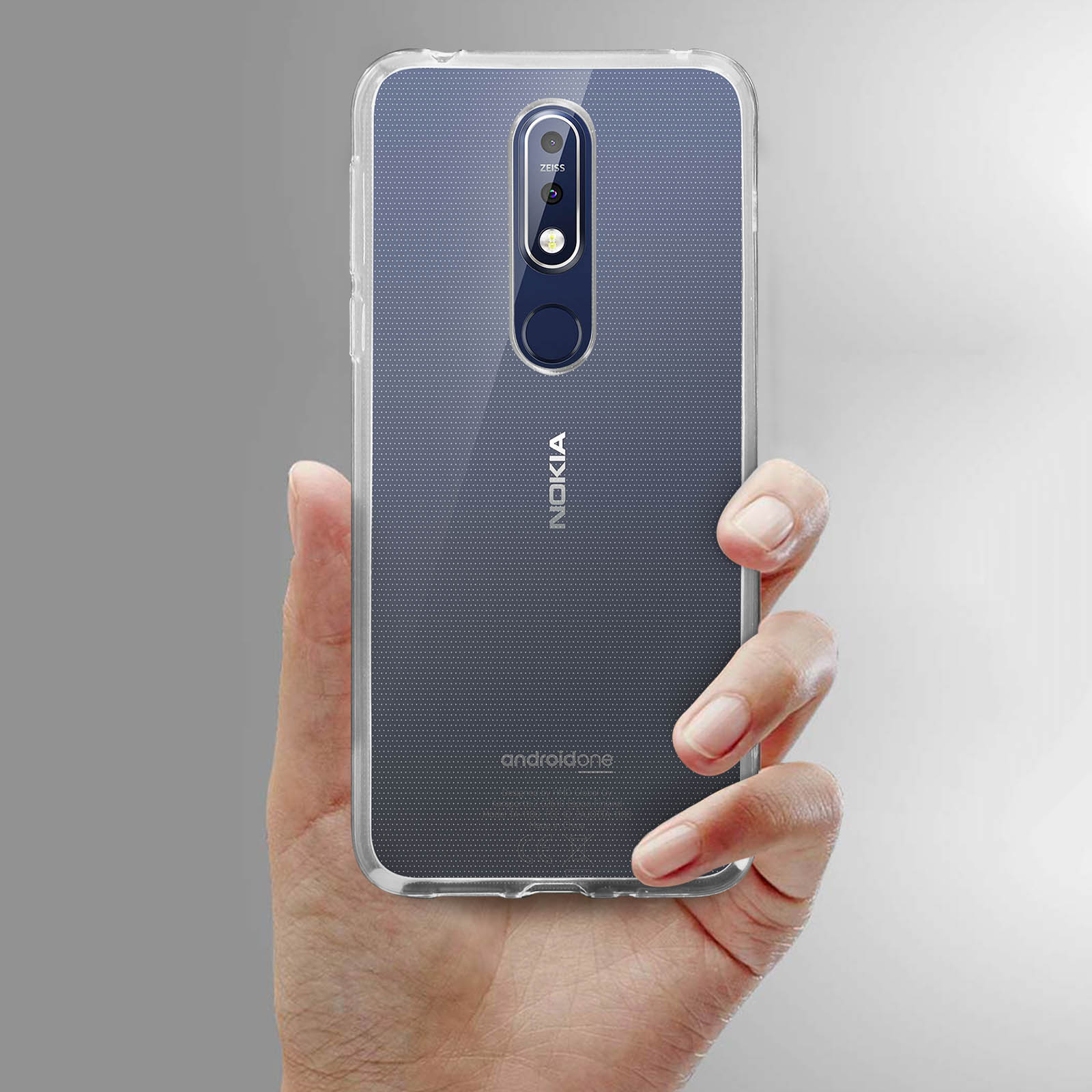 nokia 7.1 back cover transparent