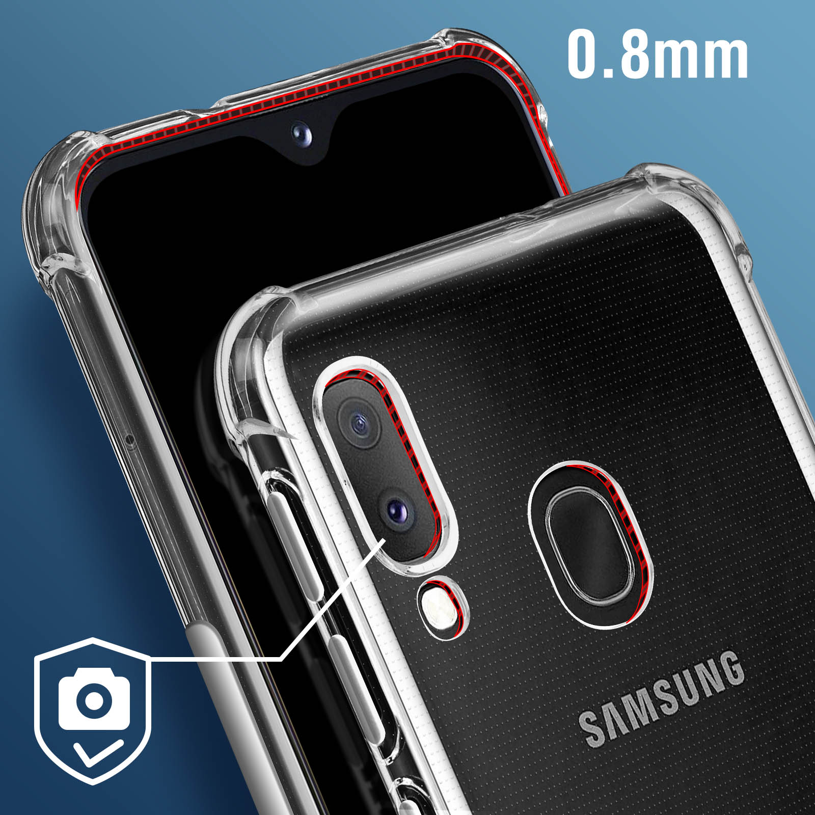 Film Samsung Galaxy A20 en verre trempé - Protection écran Galaxy A20 (6,4  pouces)