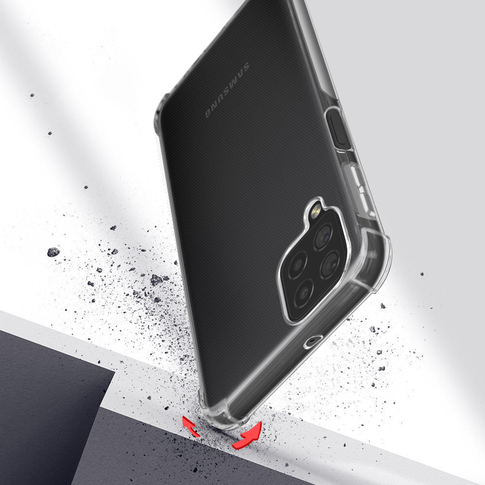 Funda Transparente Samsung Galaxy A22-5G Antigolpe Premium
