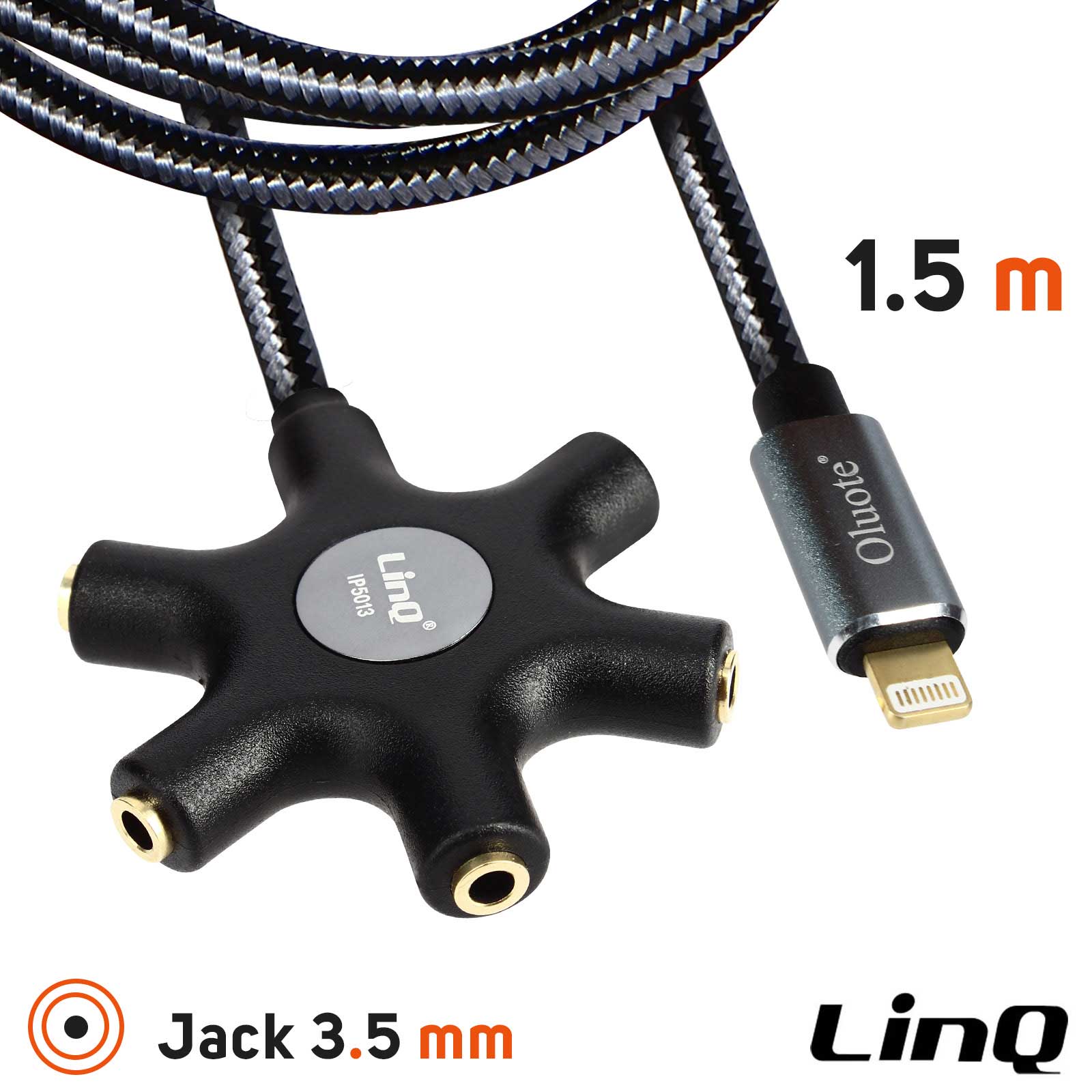 Gris-Carte son externe USB vers Jack 3.5mm, adaptateur 2 en 1