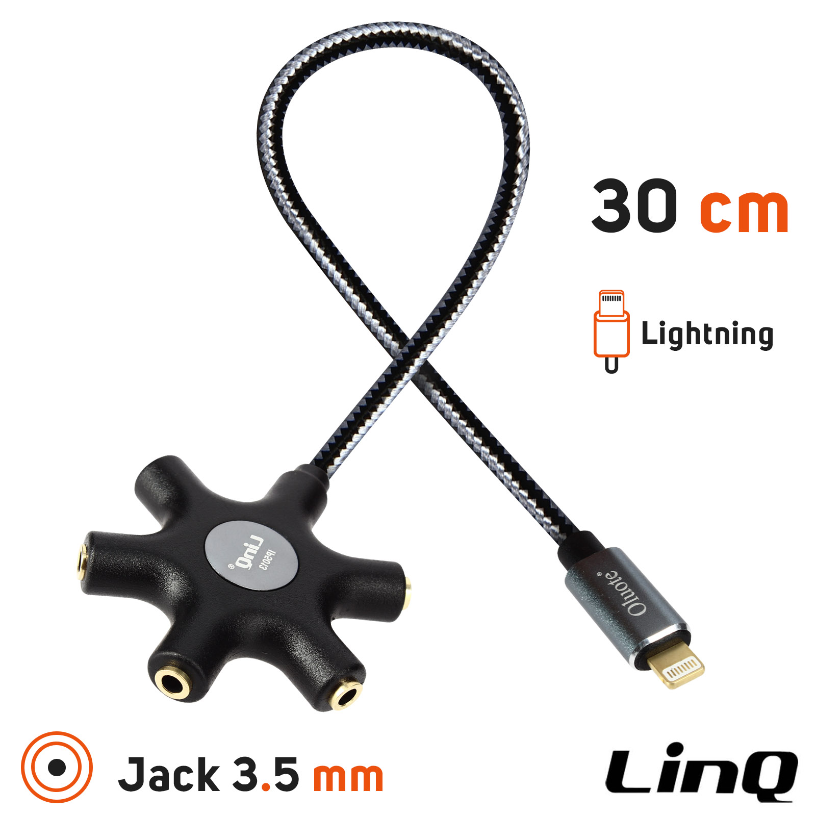 Adaptateur Prise Jack/Lightning pour IPHONE Audio 3.5mm Cable Rallonge  Ecouteur APPLE