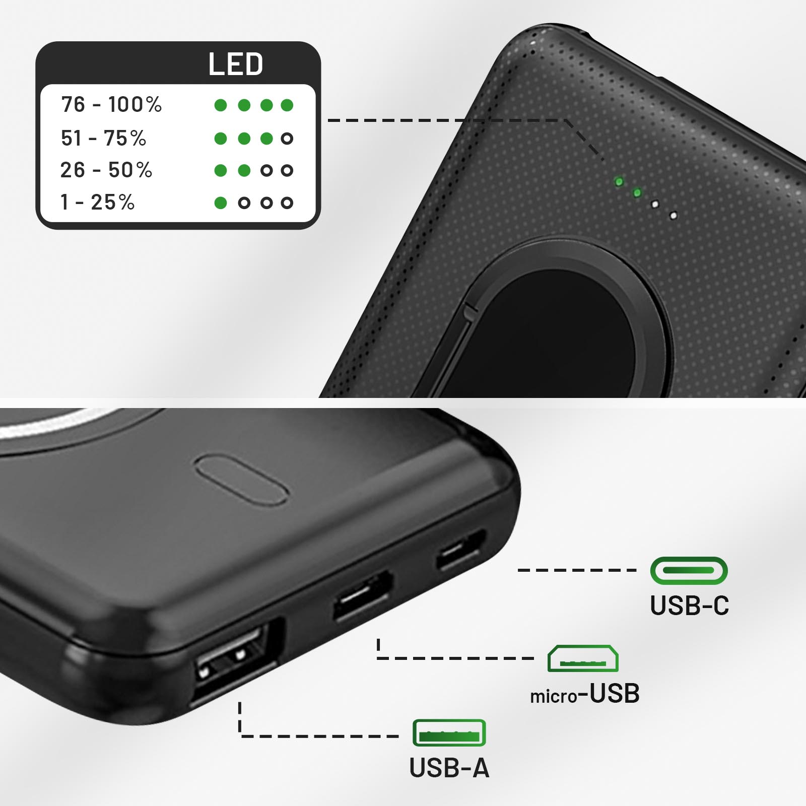Cargadores y baterías externas MagSafe para el iPhone - Soporte
