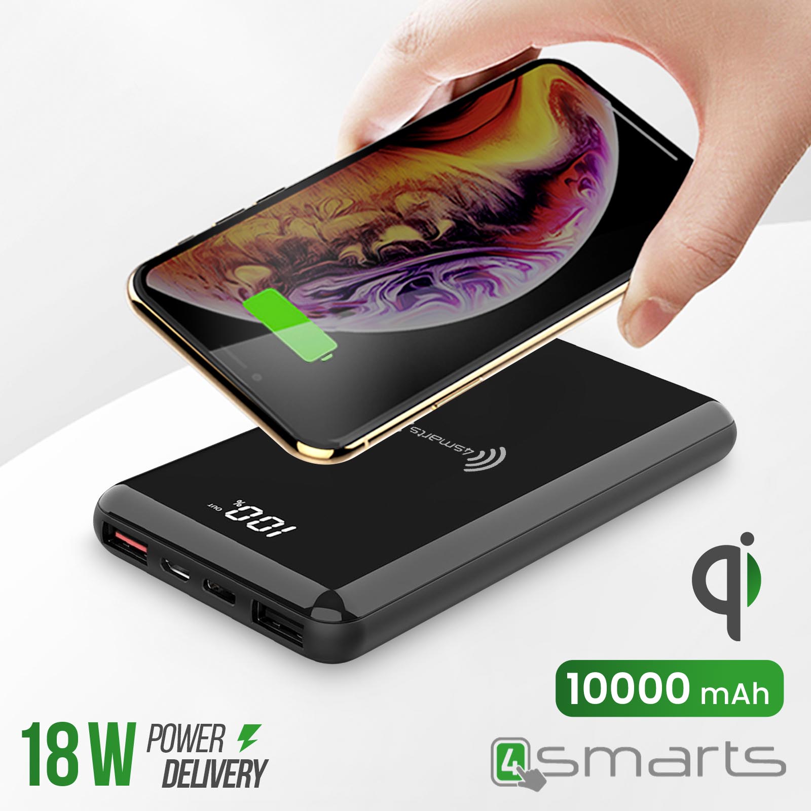 Batterie Externe Induction Fast Charge - 10 000mAh