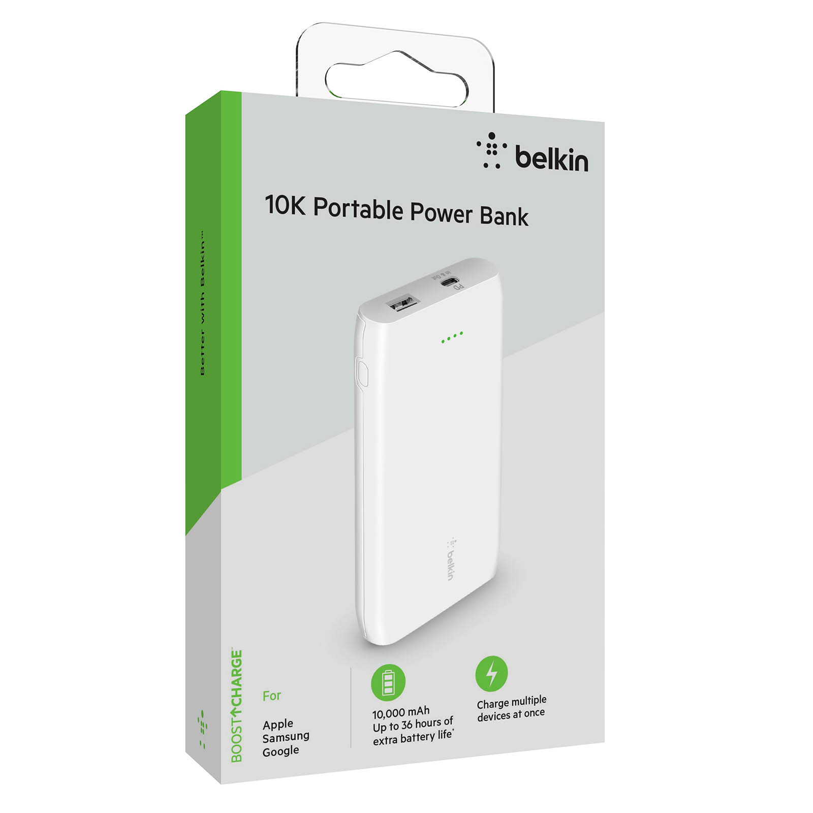 Belkin Batterie Externe 5 K avec Stand pour smartphone (Blanc) - Batterie  externe - LDLC