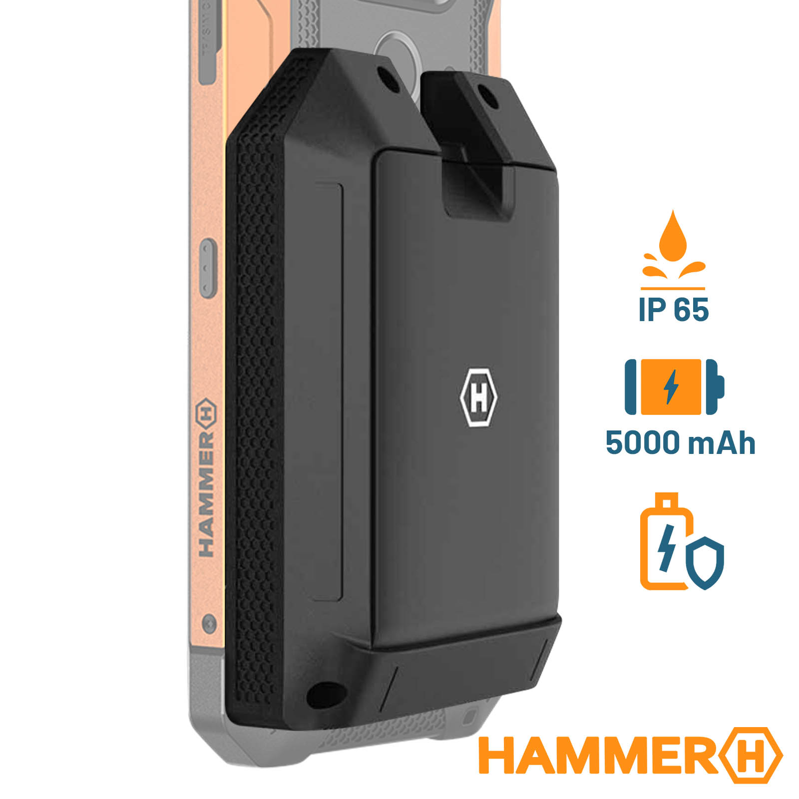 Batterie Externe HAMMER pour Explorer, Explorer Pro et Explorer Plus Eco,  Waterproof IP65 avec Charge Rapide USB-C - Français