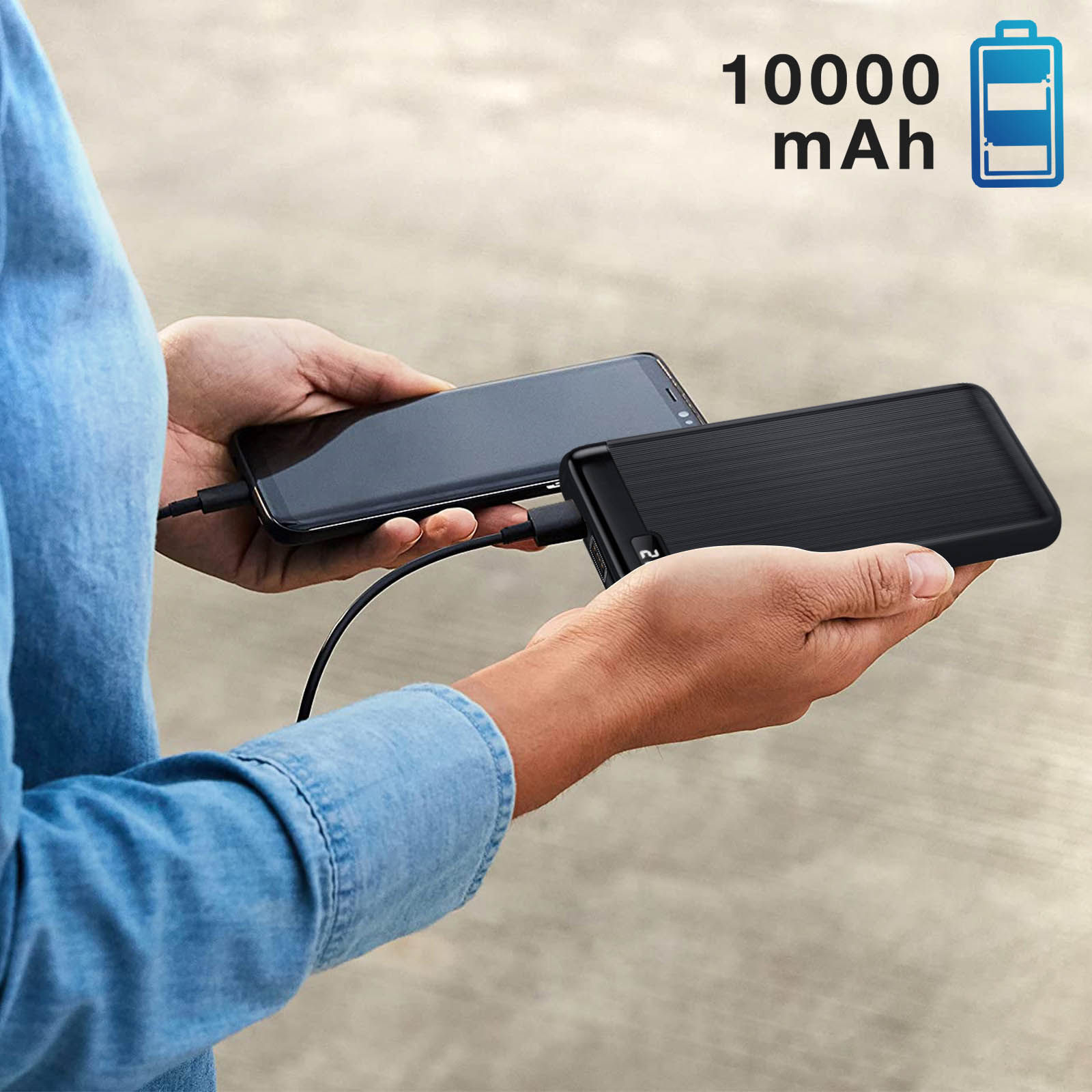 Powerbank pour smartphones batterie Externe - 10000mAh