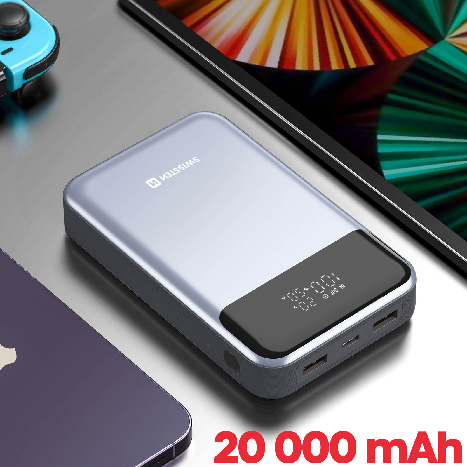 Batería externa de 20000mAh para portátil y MacBook, USB-C 100W - Spain
