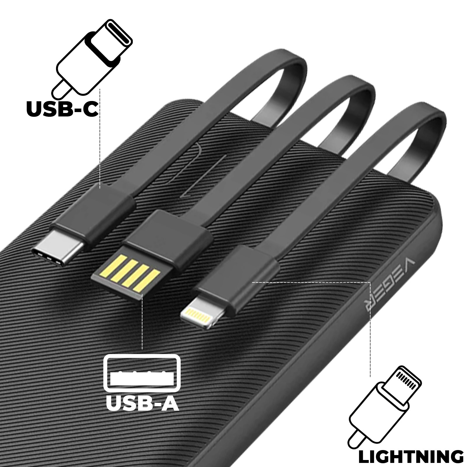 Chargeur portable USB - Batterie externe Licorne - Puckator - Flora Déco