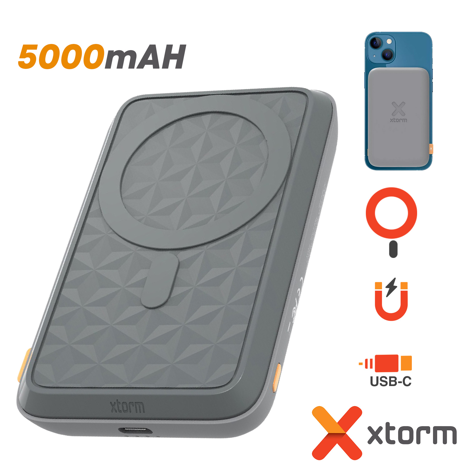 Xtorm Magsafe 5000 mAh iPhone 12 und 13 Serie Wireless Power Bank