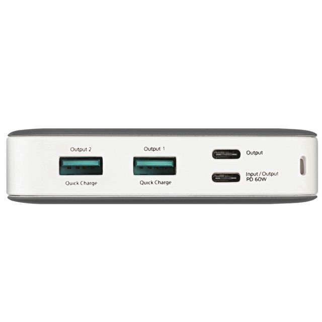 Powerbank Xtorm Voyager 26,000mAh / USB-C 60W Power Delivery USB Quick Charge + 2x Cables USB-C - Gris - Spain