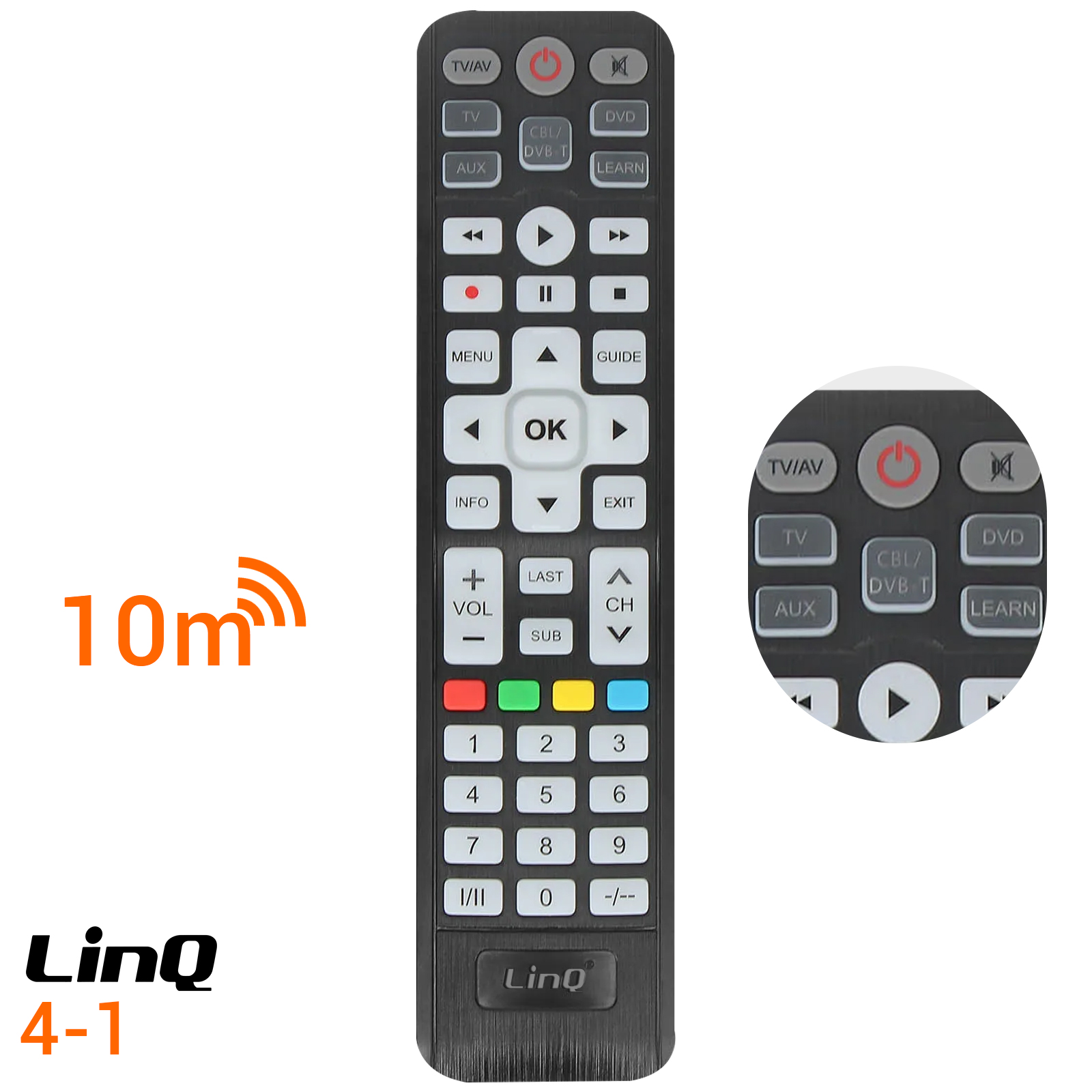 Mando a distancia universal para TV Philips, LinQ - Negro - Spain