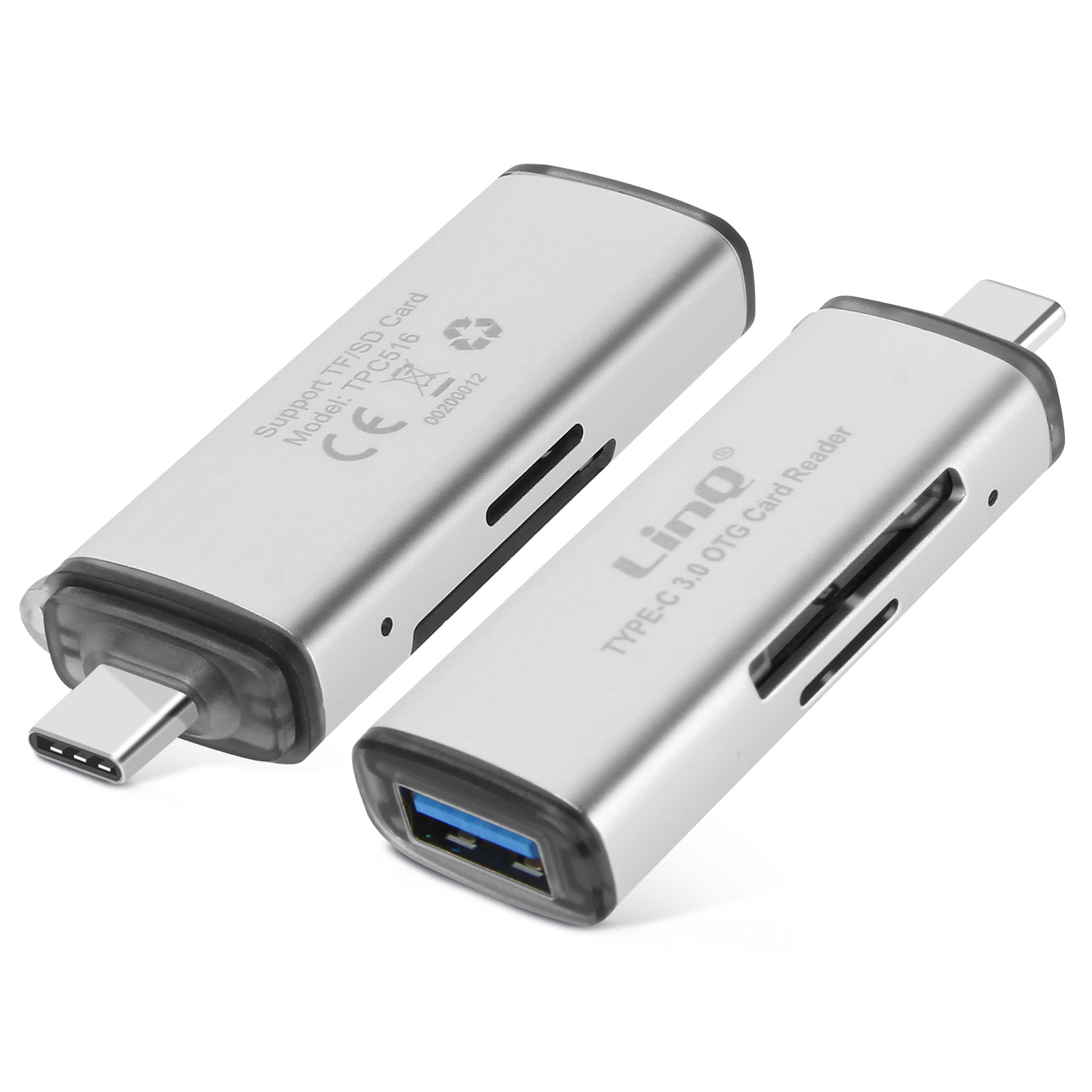 Lecteur de Carte Micro SD / USB-A vers USB-C / Micro-USB / USB-A OTG -  Audiophonics