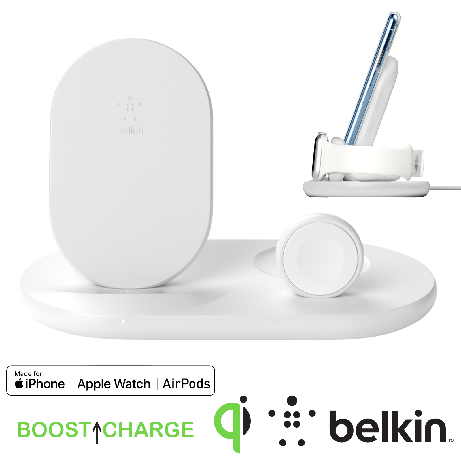 Belkin Chargeur à induction BoostCharge Stand No…