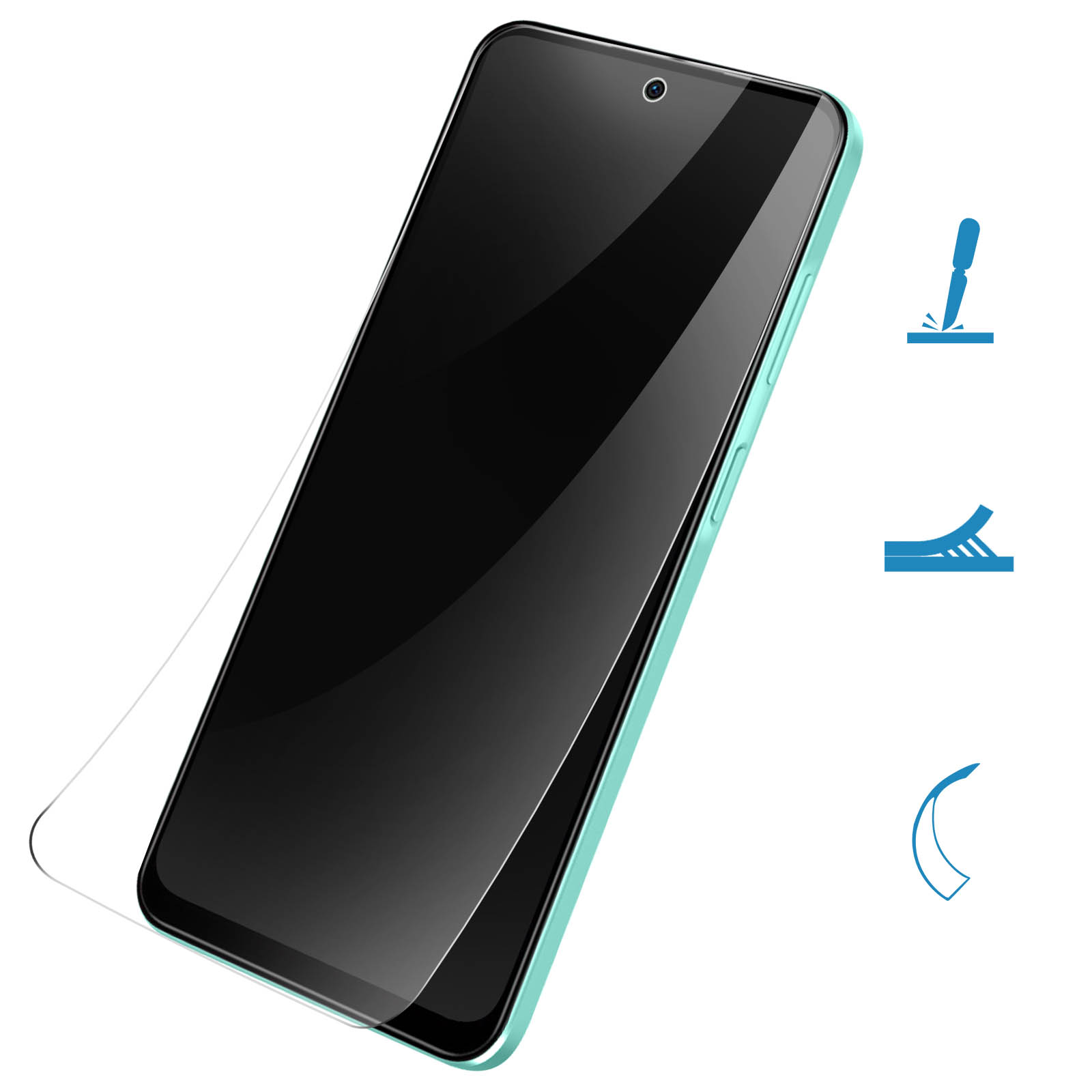 Protection Écran Xiaomi Redmi Note 12 5G et 4G en Latex Flexible
