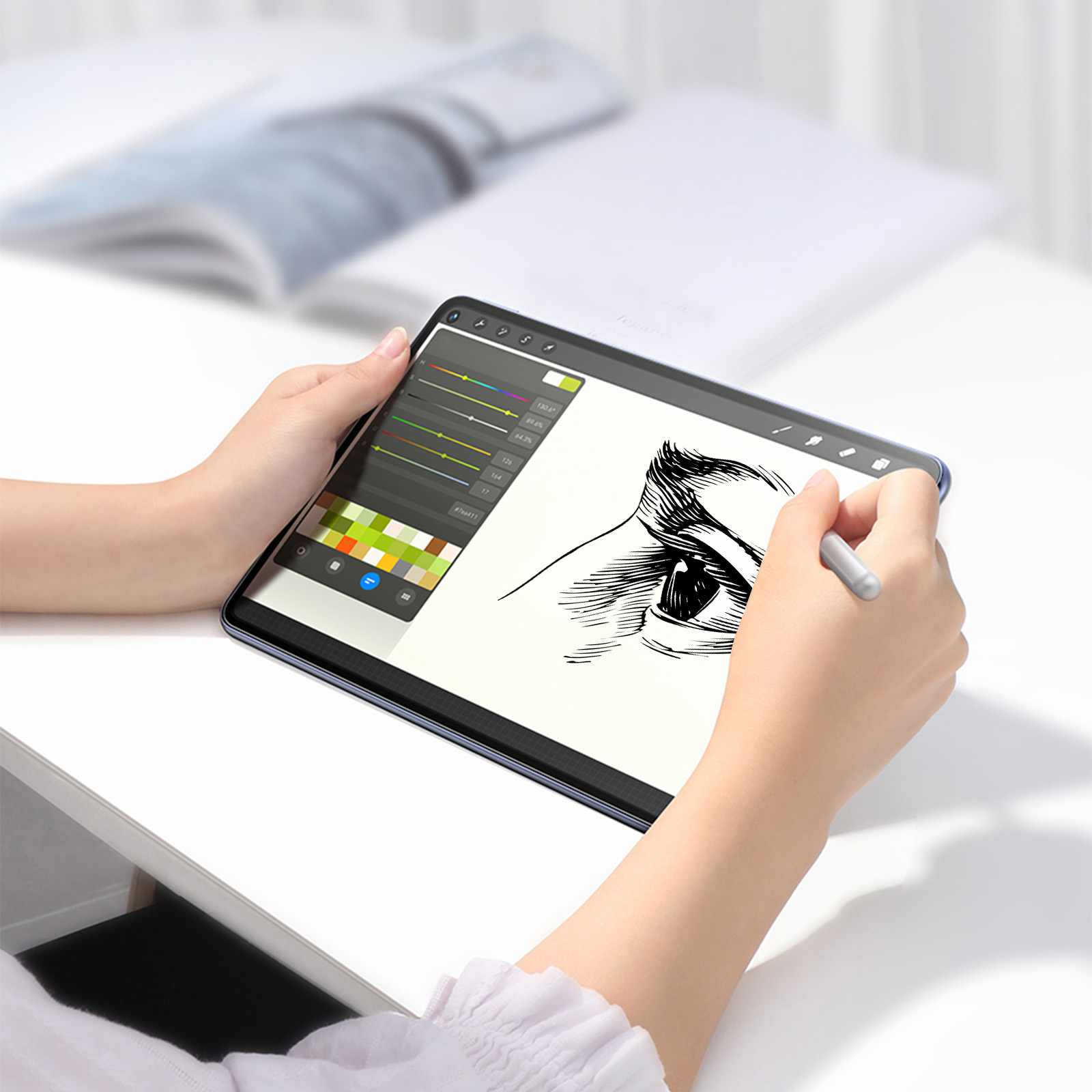 Film flexible Rendu papier pour iPad Pro 11 2018 / 2020 / 2021 et Air 2020  Nano-revêtement Texture rugueuse Transparent