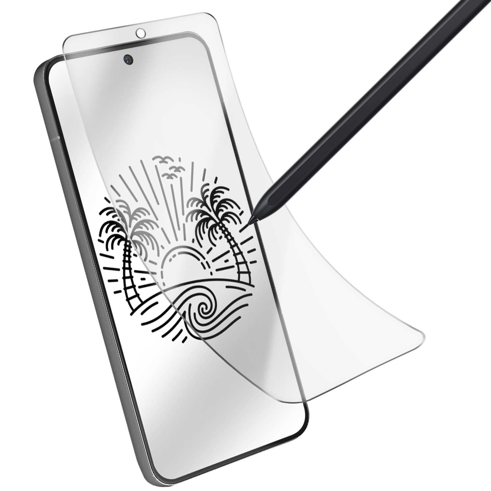 Film Xiaomi 13 Flexible Anti-rayures, Rendu Papier Spécial Dessin