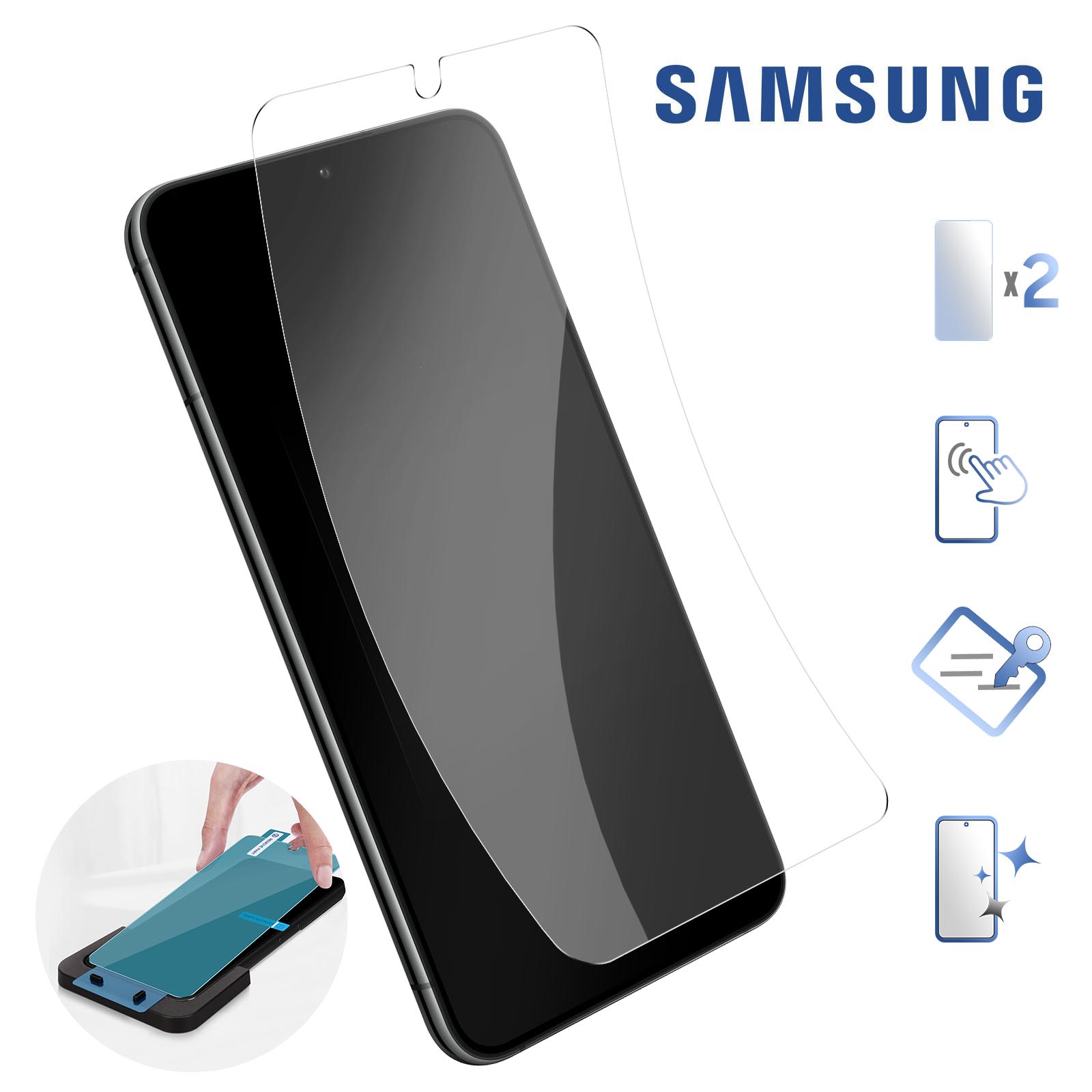 S.E pour Samsung Galaxy S22 Plus Film Protection d'écran