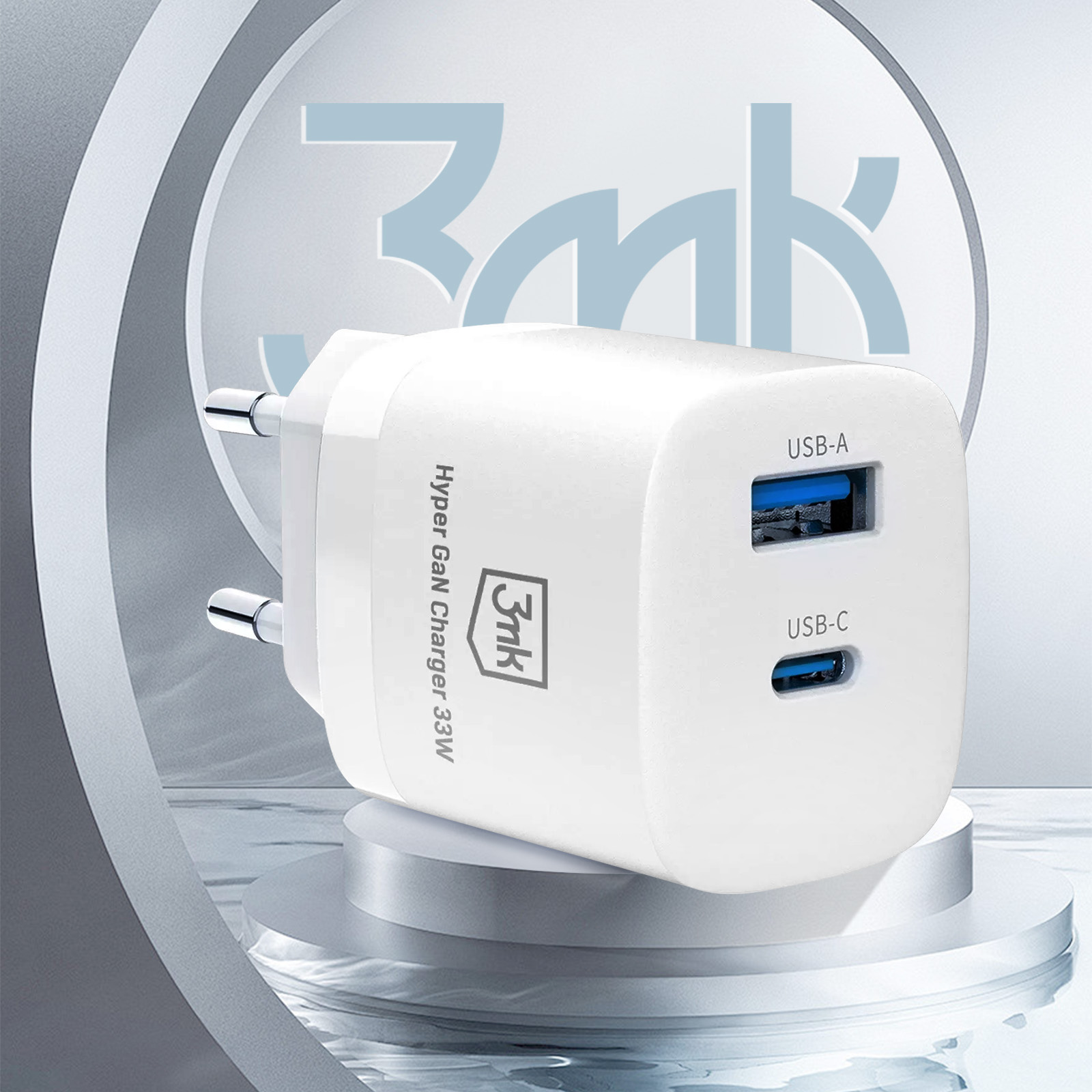 Caricabatterie Da Parete UK 5V 1A Con Spina 3 Pin E Porta USB