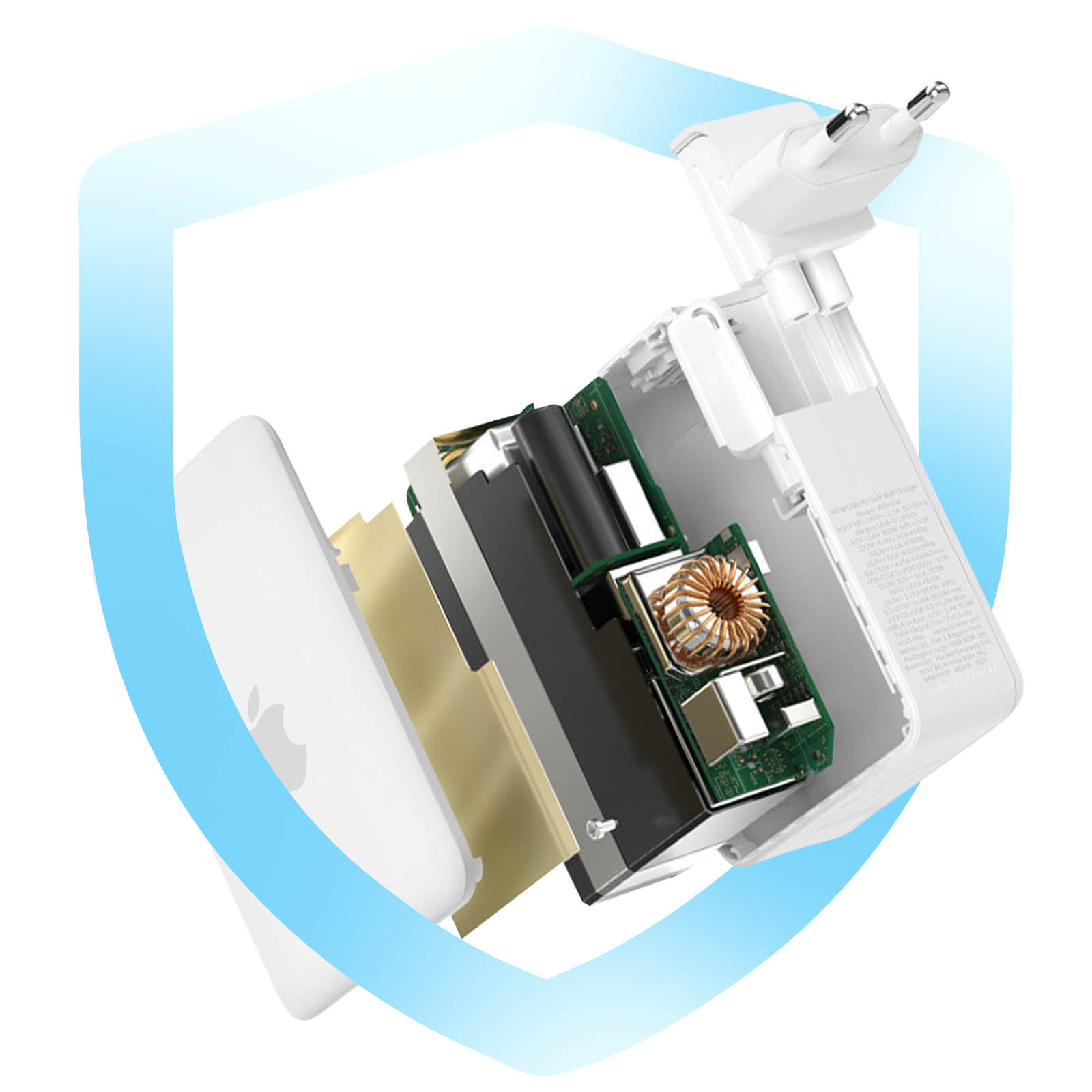 Chargeur Apple Secteur USB-C 140W Blanc (officiel) avec boîte pour