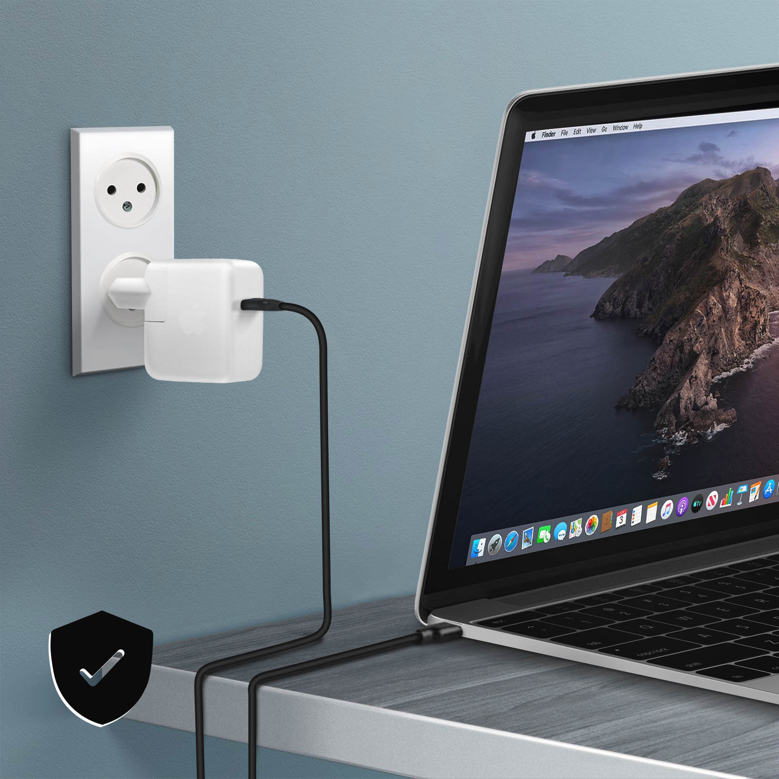 Chargeur MacBook USB C et Chargeur MacBook Air - Chargeur pour