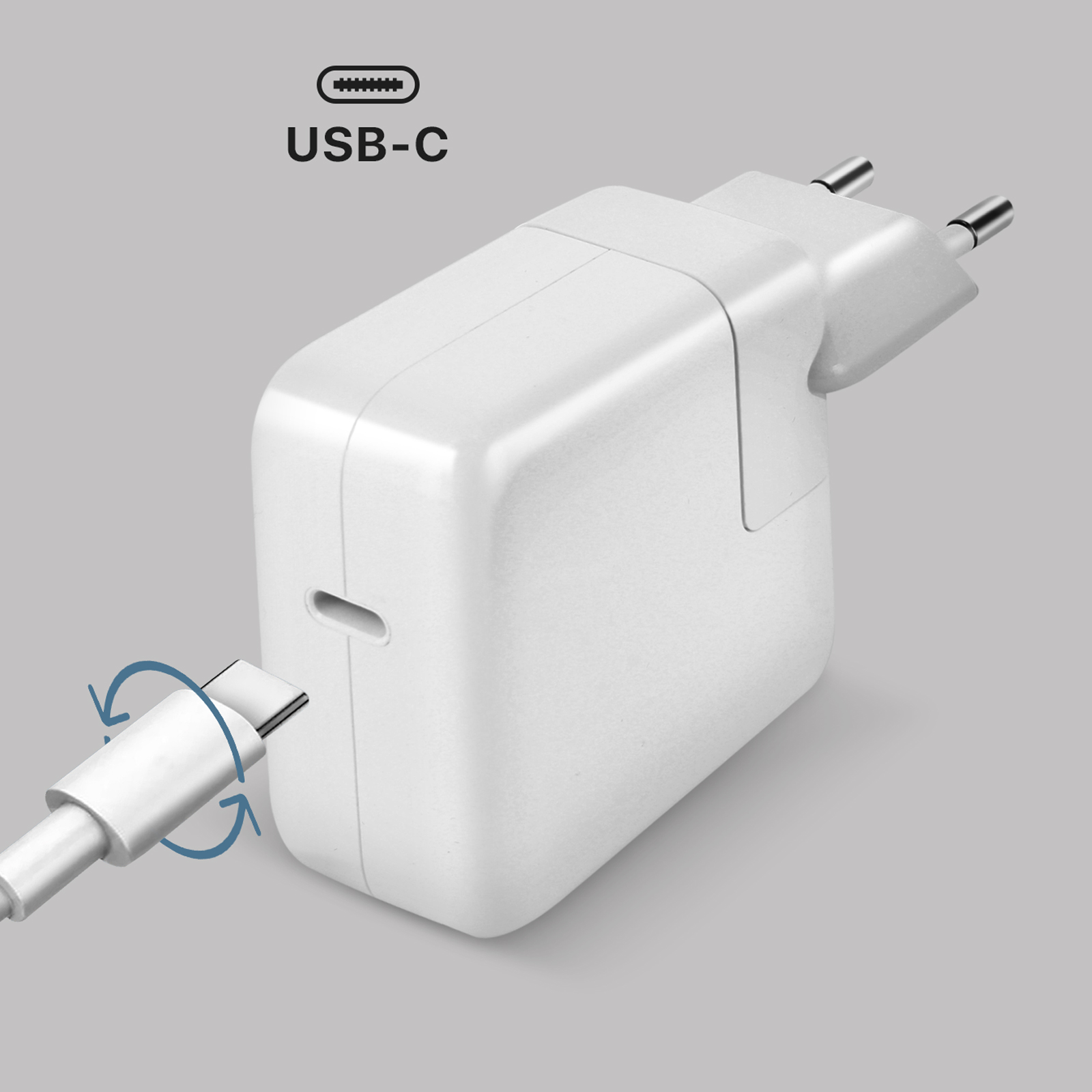 Cargador Pared Original Apple USB-C 30W - Blanco para Macbook Air 13'' -  Spain