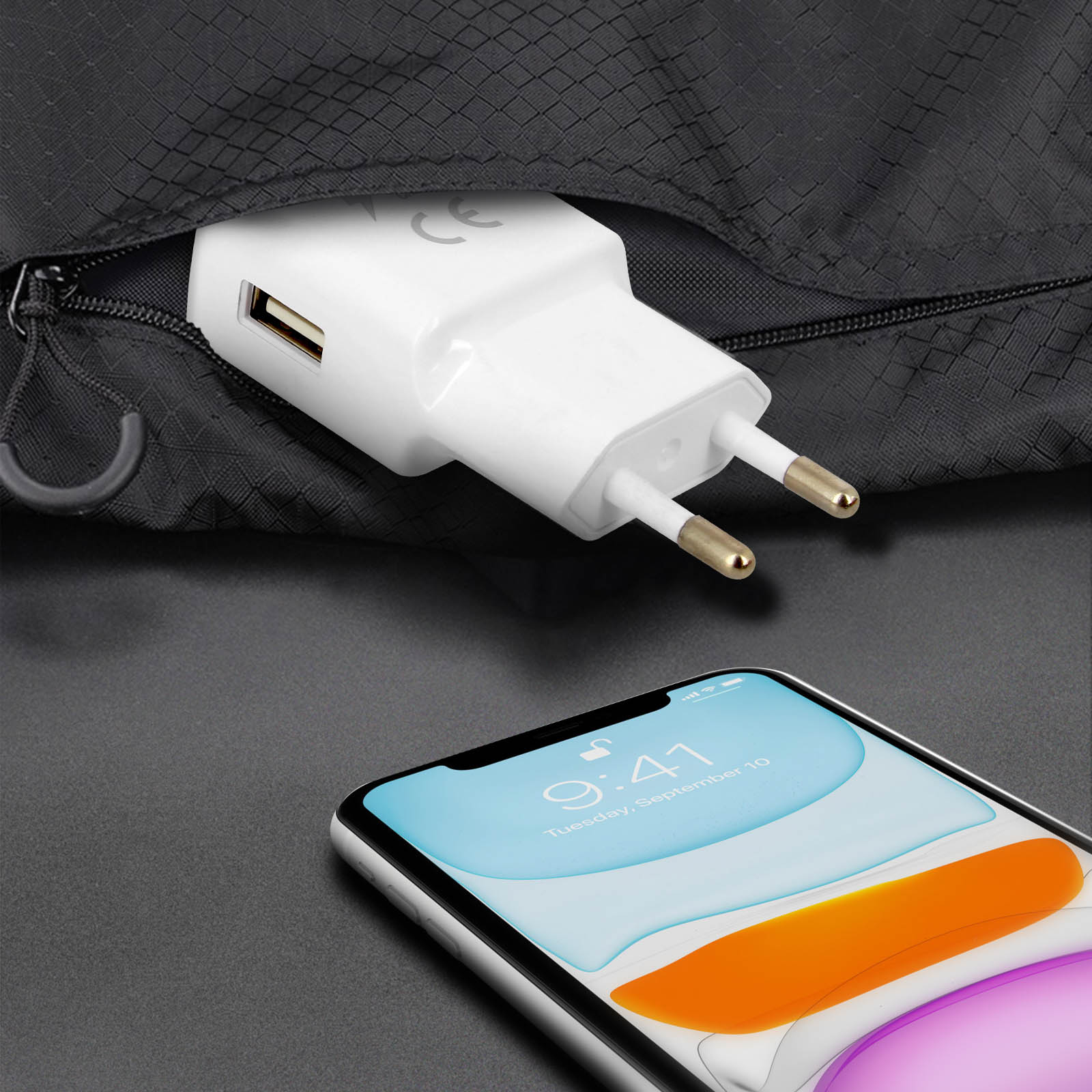 Avizar Chargeur Secteur USB-C et Câble Lightning Charge Rapide