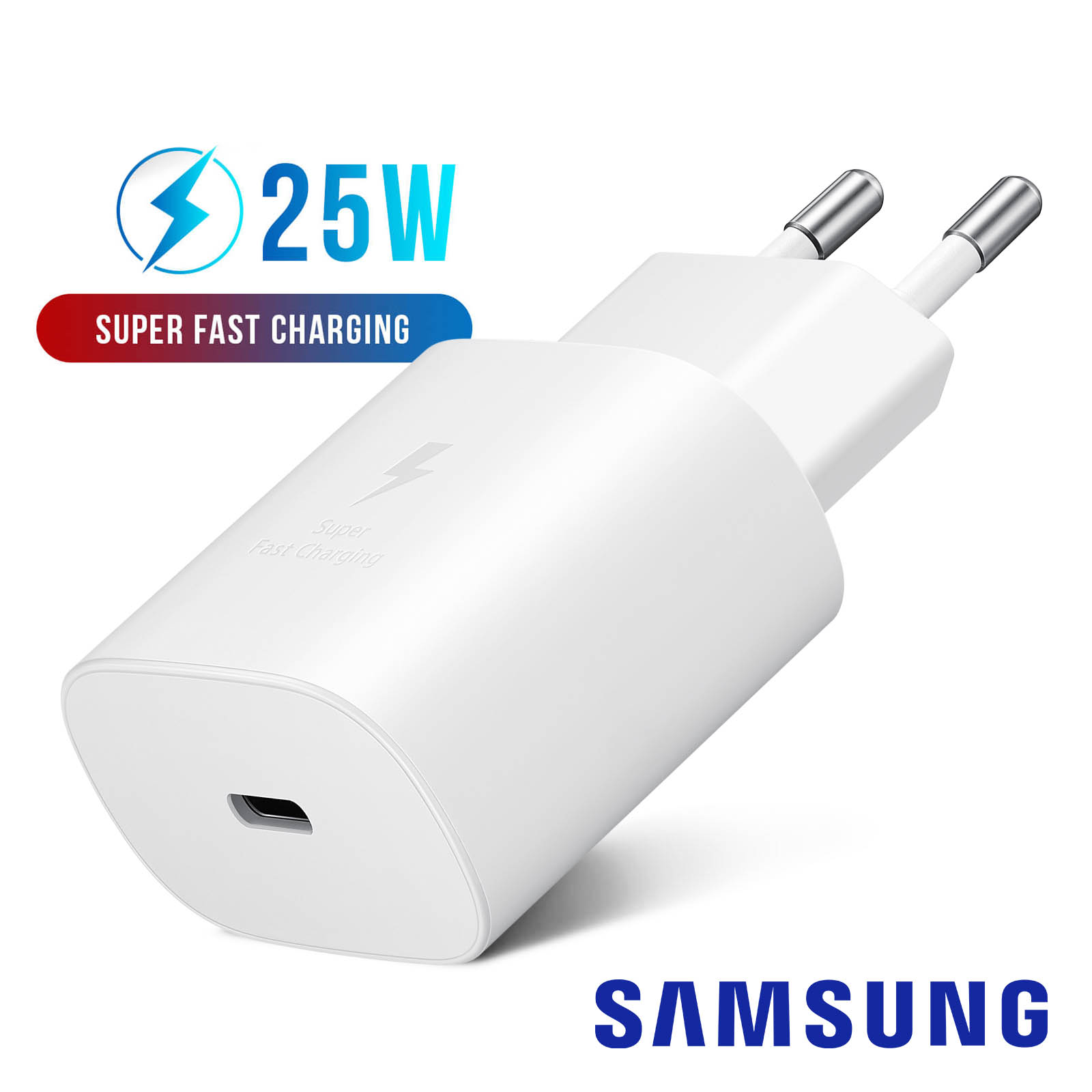 Cargador Samsung 25w Modelo Ep-ta800xw Y Cable Usb C Carga Rápida Blanco  Sin Embalaje con Ofertas en Carrefour