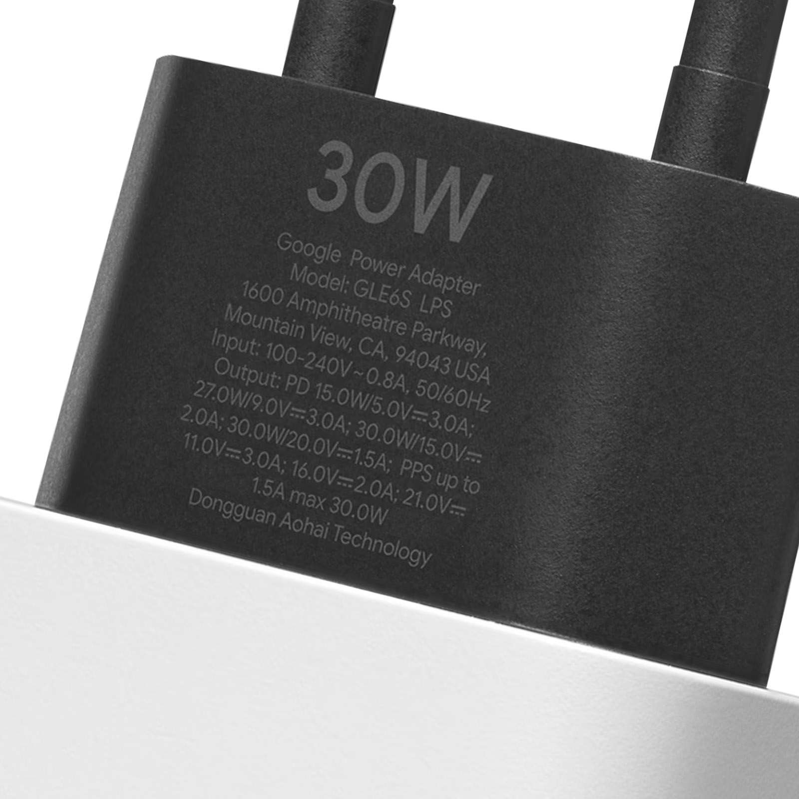 Cargador Google USB-C Blanco, Power Delivery 30W para Huawei MediaPad M6 -  Spain