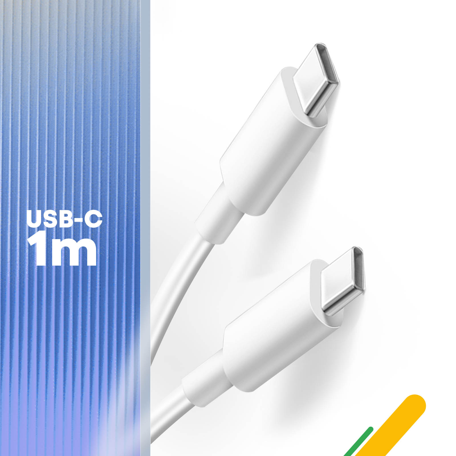 Chargeur Secteur Google Original, USB-C 18W + Câble de Charge USB
