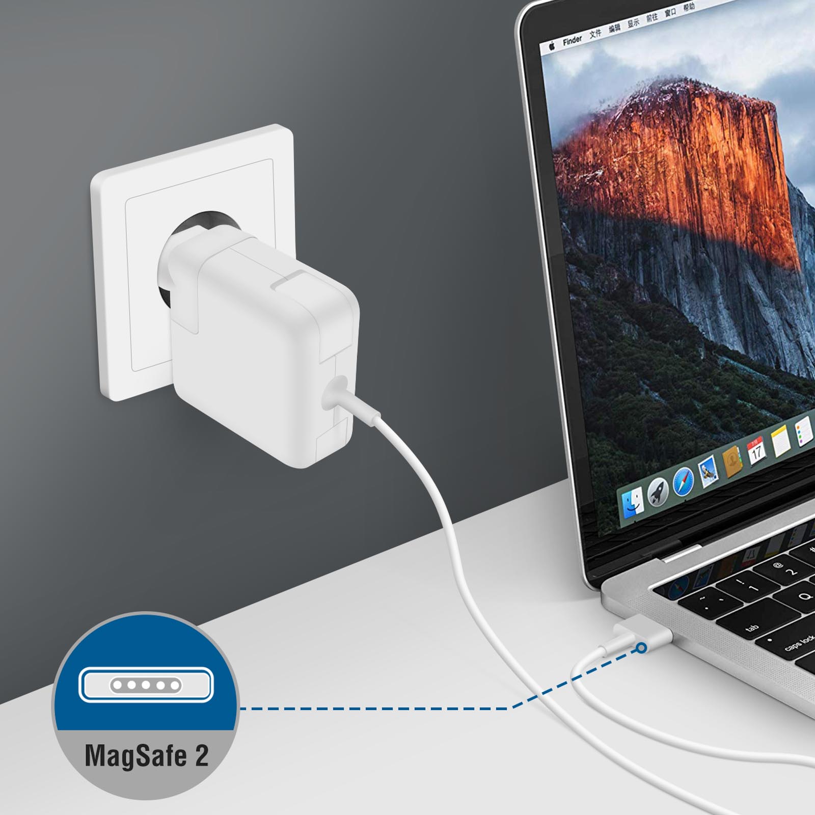 Apple MagSafe 2 45 W - Adaptateur secteur pour MacBook Air