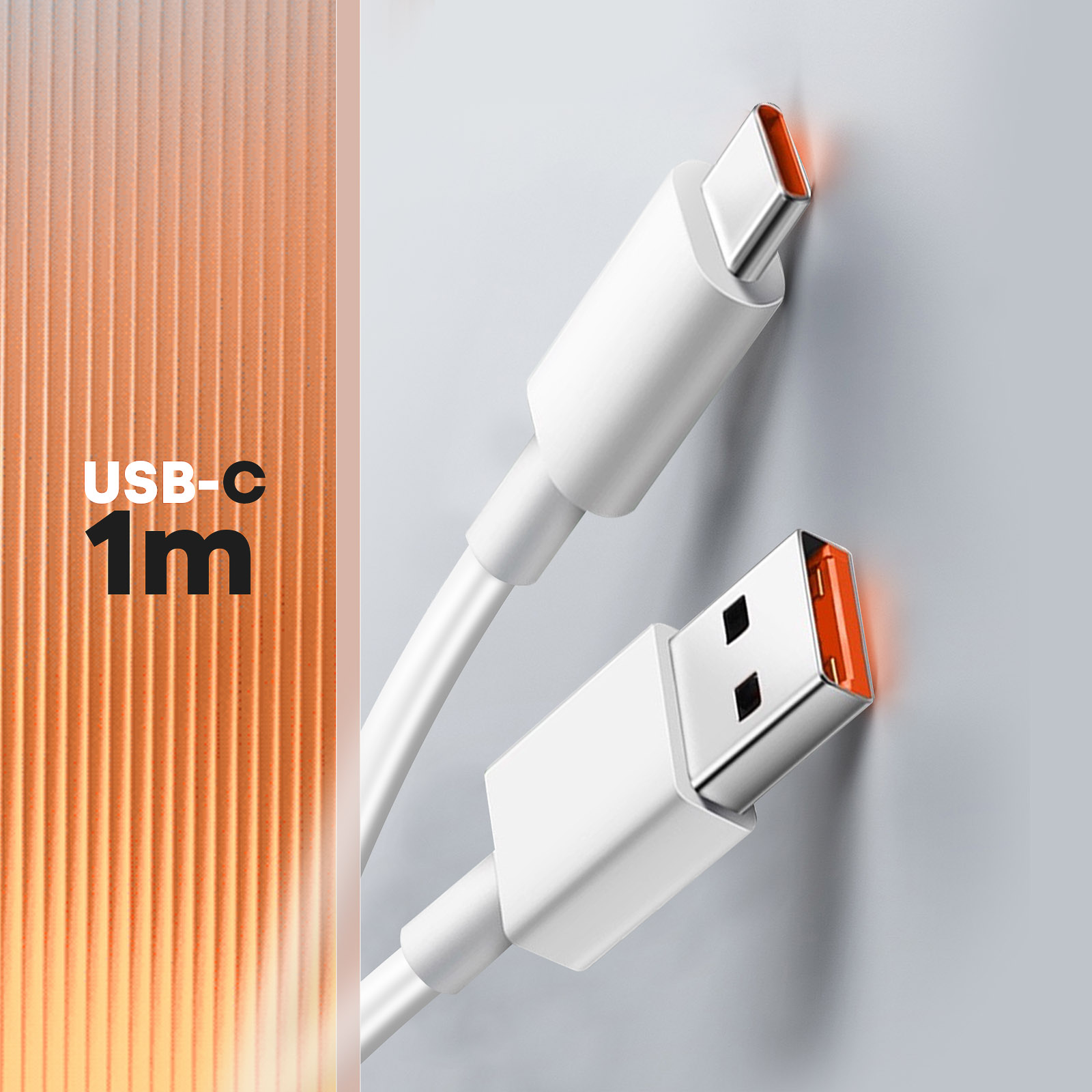 Câble USB Type-C 120W pour recharge rapide et transfert de données, cordon  de chargeur pour