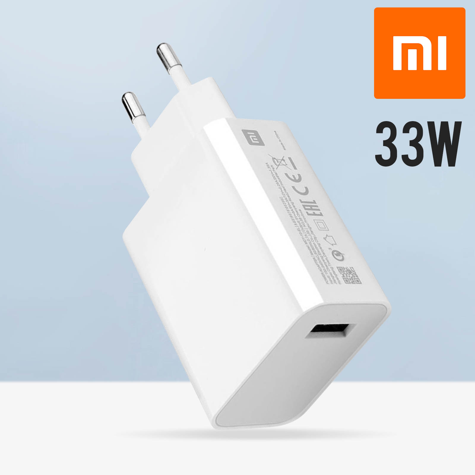 Cargador USB 33W Carga Ultra-rápida, Origina Xiaomi MDY-11-EZ