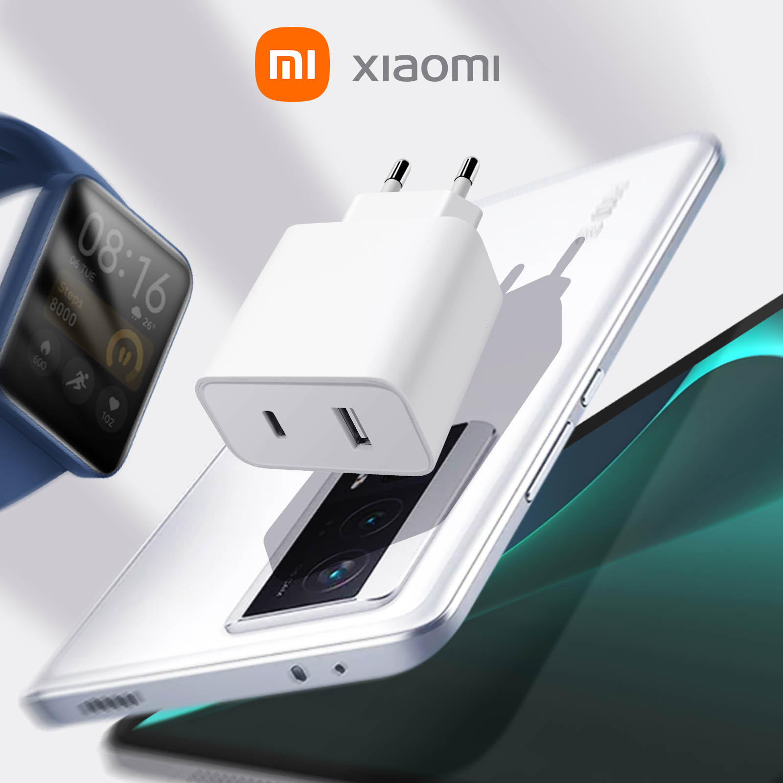 ✓ Chargeur mural Xiaomi pour Smartphone 1x USB-C, 1x USB-A 33W - Prend en  charge la charge simultanée - Charge en stock - 123CONSOMMABLES
