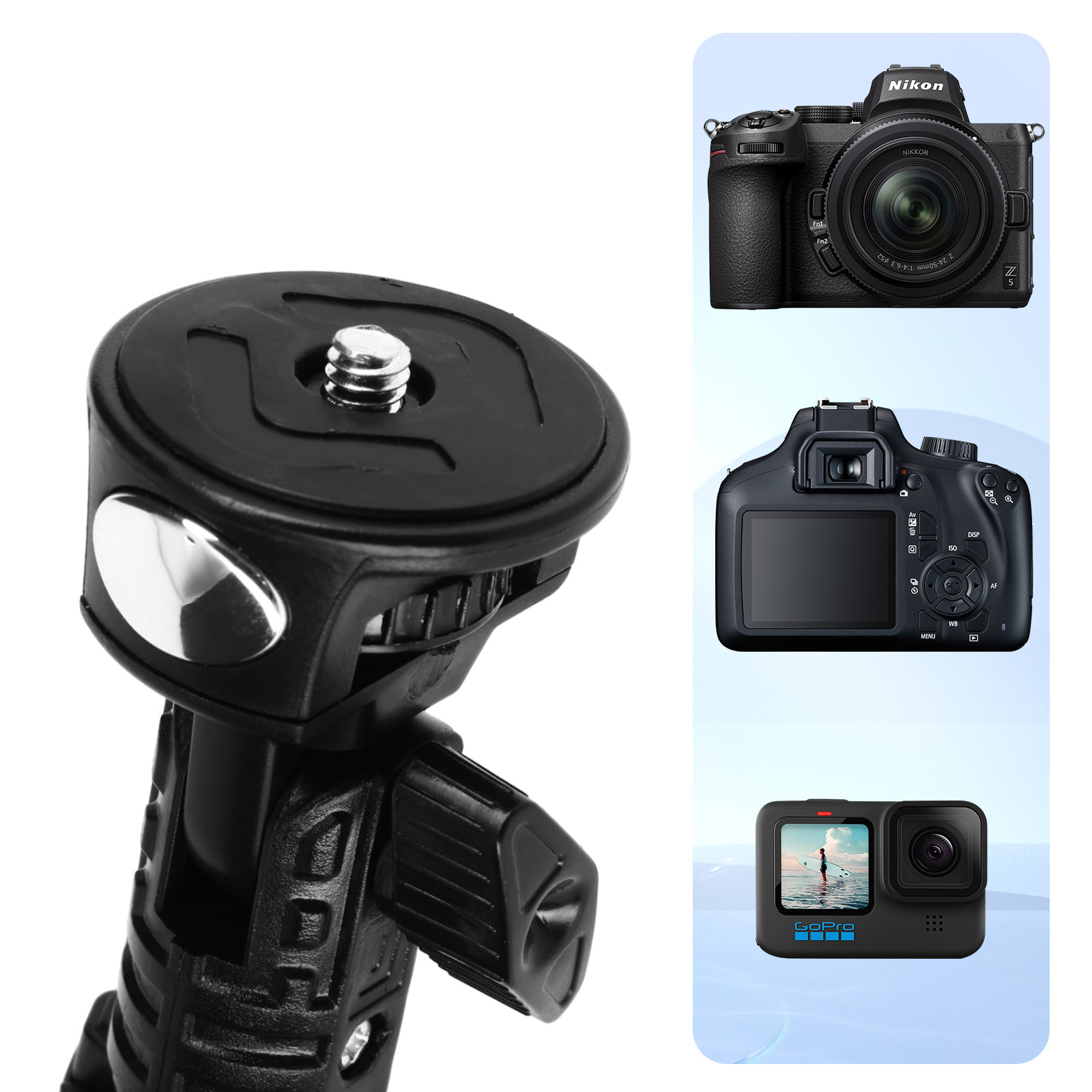 Avizar Perche à Selfie avec Télécommande Bluetooth intégrée, Noir -  Accessoires photo smartphone - LDLC