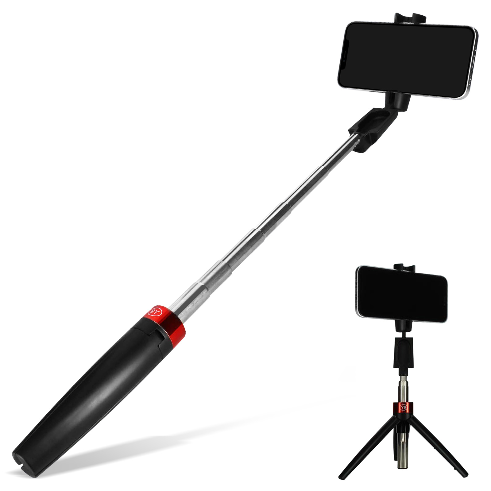 Perche pour selfie avec câble caméra et smartphone - Totalcadeau